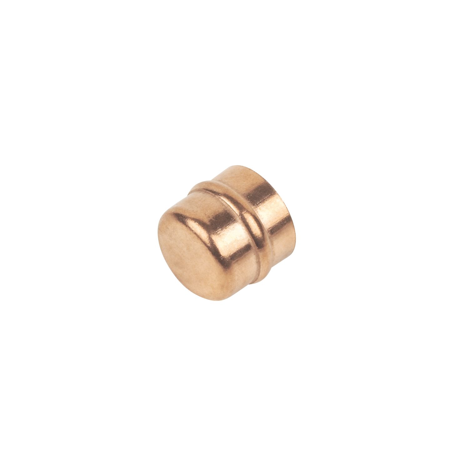 Flomasta Copper Solder Ring Stop Ends 15mm 2 Pack (39404)