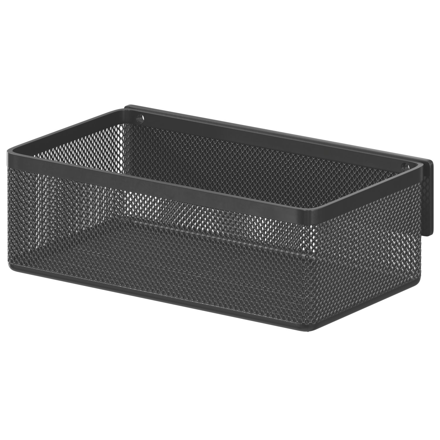 Elland 1-Tier Small Shower Basket Black (395PE)