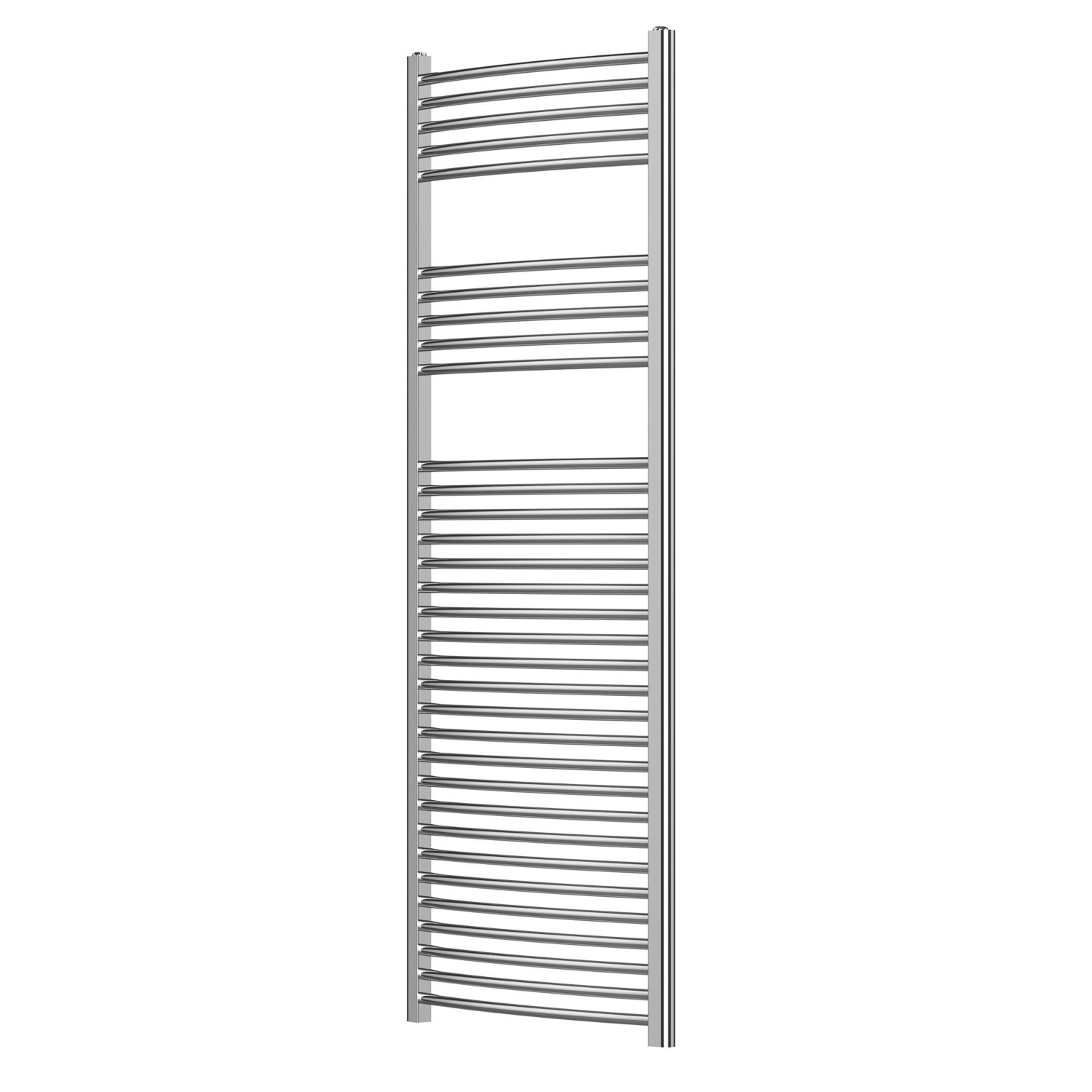 Blyss 1600mm x 600mm 1889BTU Chrome Curved Towel Radiator (3962V)