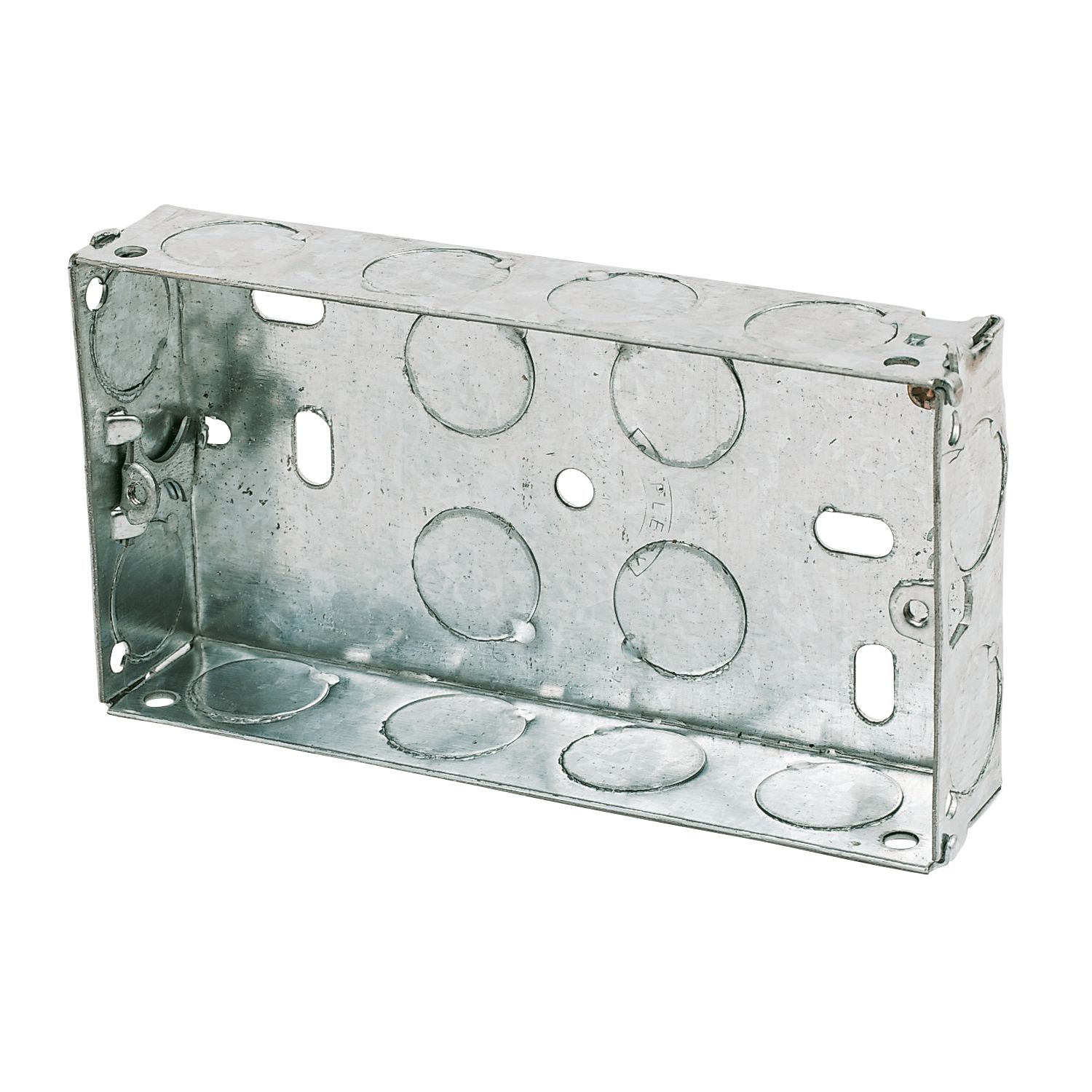 Appleby 2-Gang Galvanised Steel Knockout Box 25mm (39957)