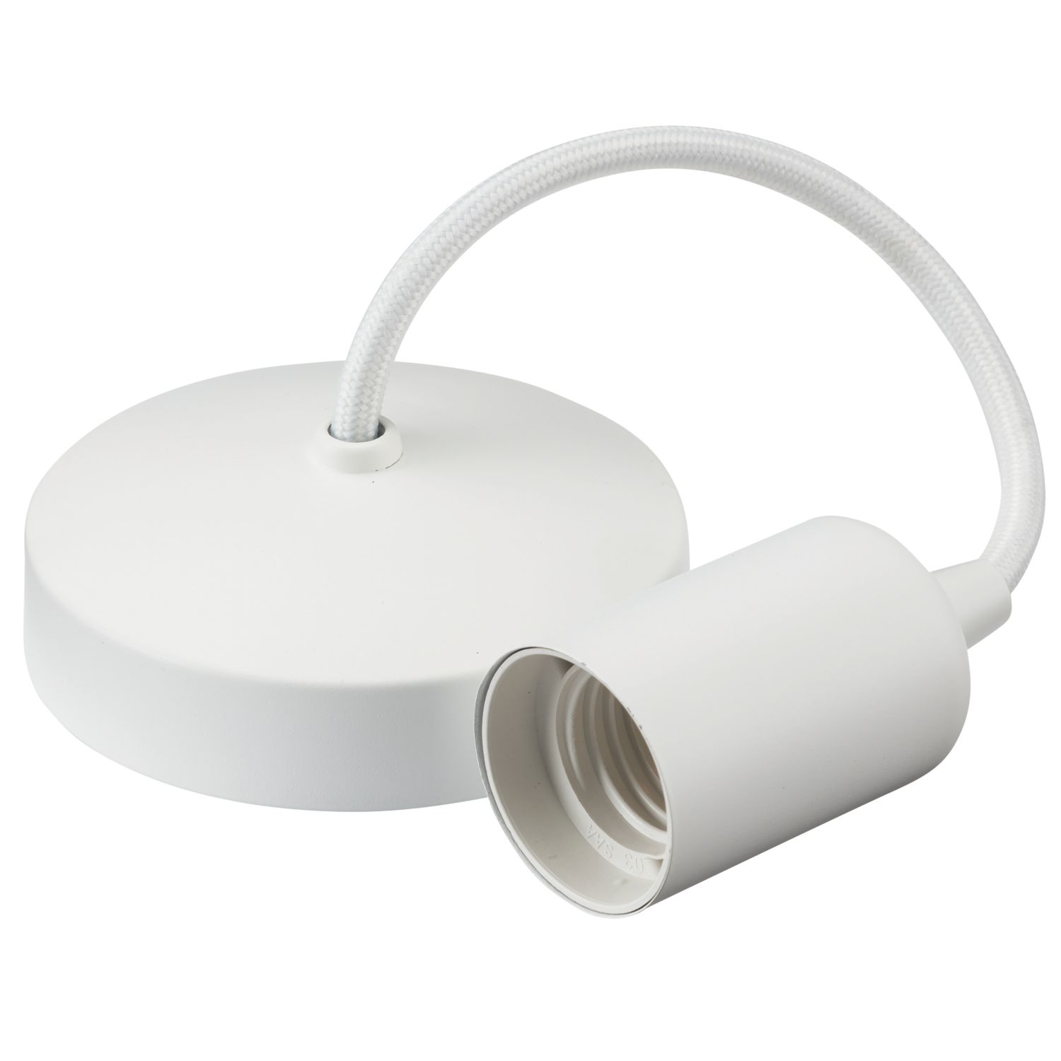 Knightsbridge Contemporary Pendant Matt White (399TY)