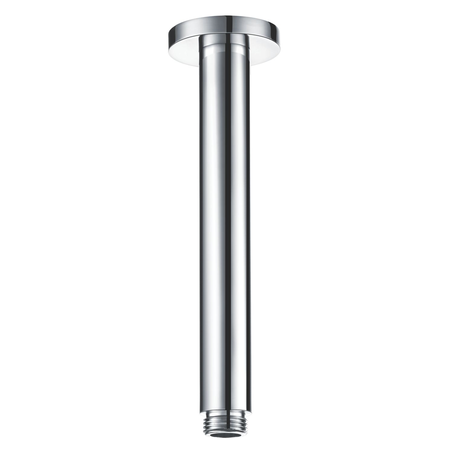 Highlife Bathrooms Round Ceiling Arm Chrome 180mm x 54mm (400HL)