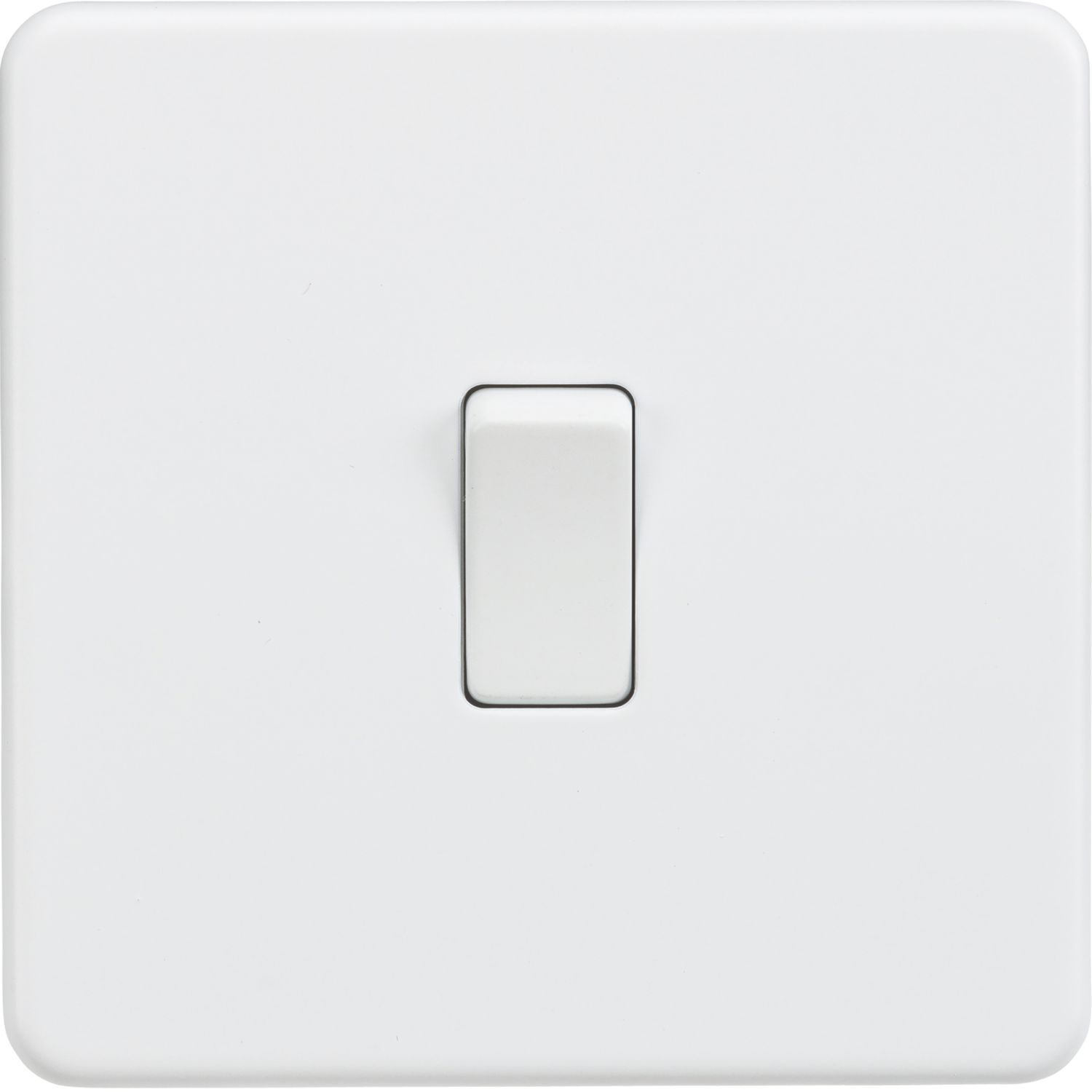 Knightsbridge 10AX 1-Gang Intermediate Switch Matt White (400TY)