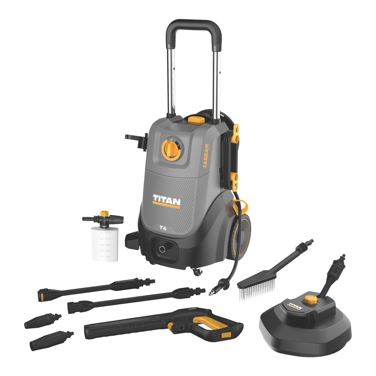 Titan TTB1292PRW 165bar Electric High Pressure Washer 2300W 220-240V (402AE)