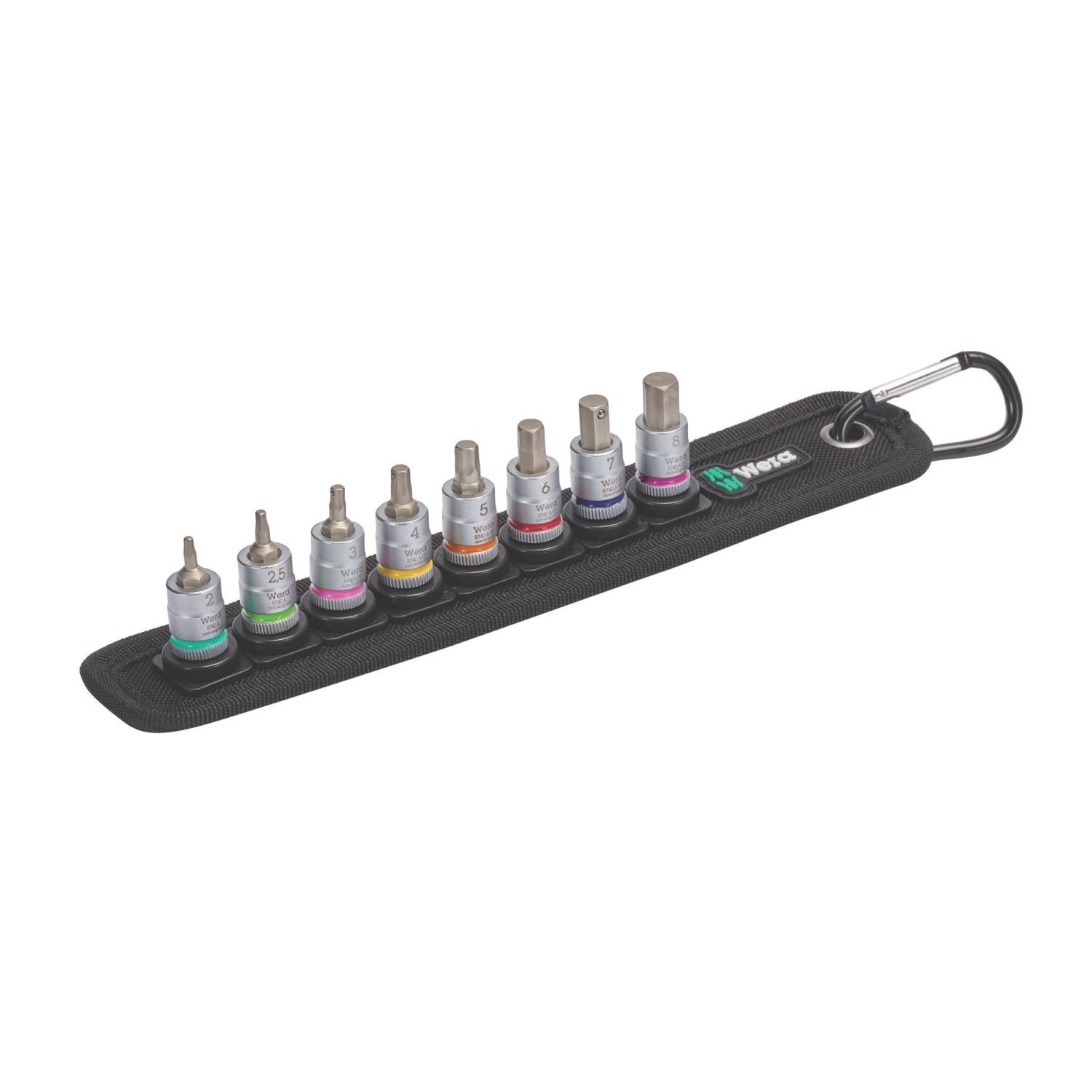 Wera Belt A 3 Zyklop TX HF 1/4" Drive Socket Set 9 Pcs (402HF)