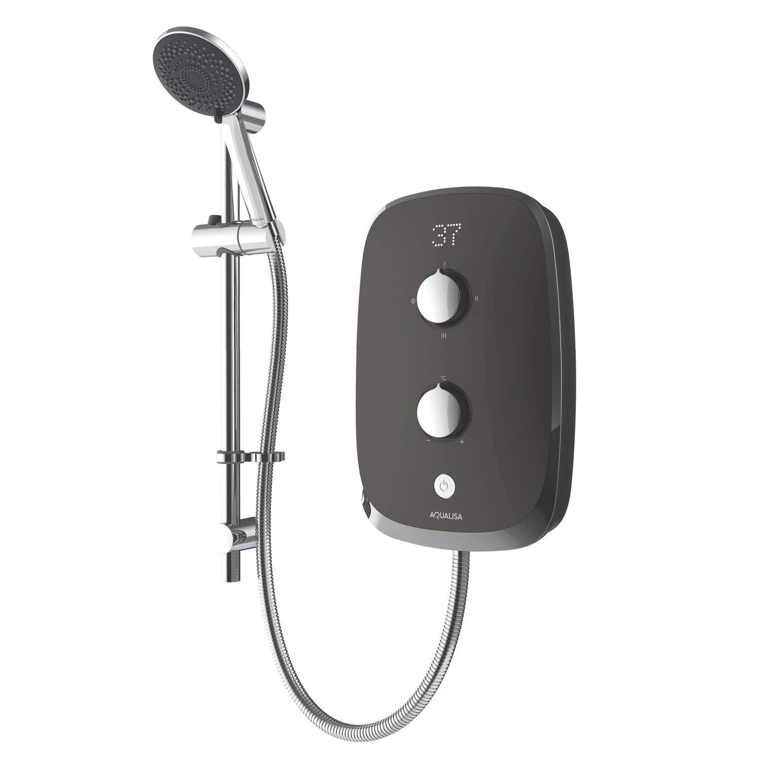 Aqualisa eSense Space Grey 8.5kW Electric Shower (402KN)