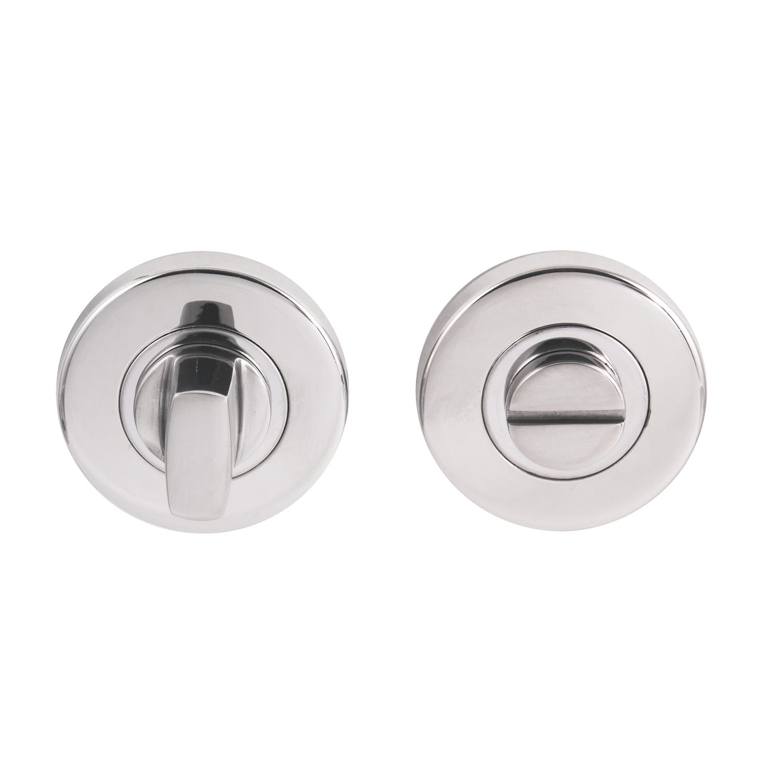 Eclipse Fire Rated Standard WC Thumbturn Set Polished Stainless Steel 52mm (403KW)