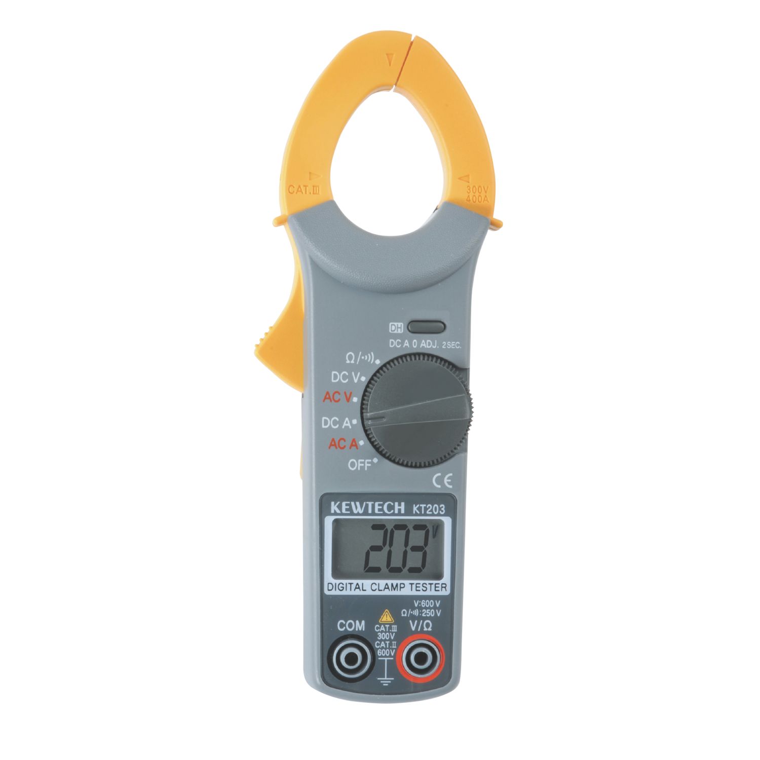 Kewtech AC/DC Clamp Meter 400A (4048P)