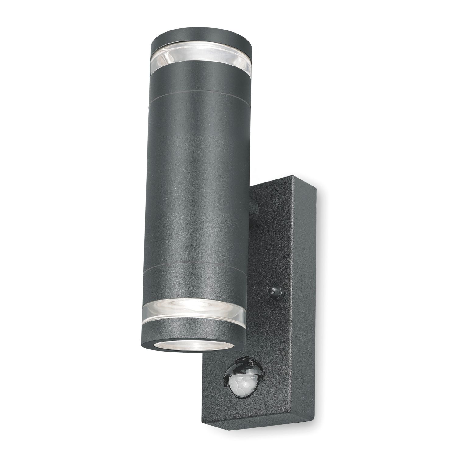 4lite Marinus Outdoor IP44 Up/Down Wall Light With PIR Sensor Anthracite (404RR)