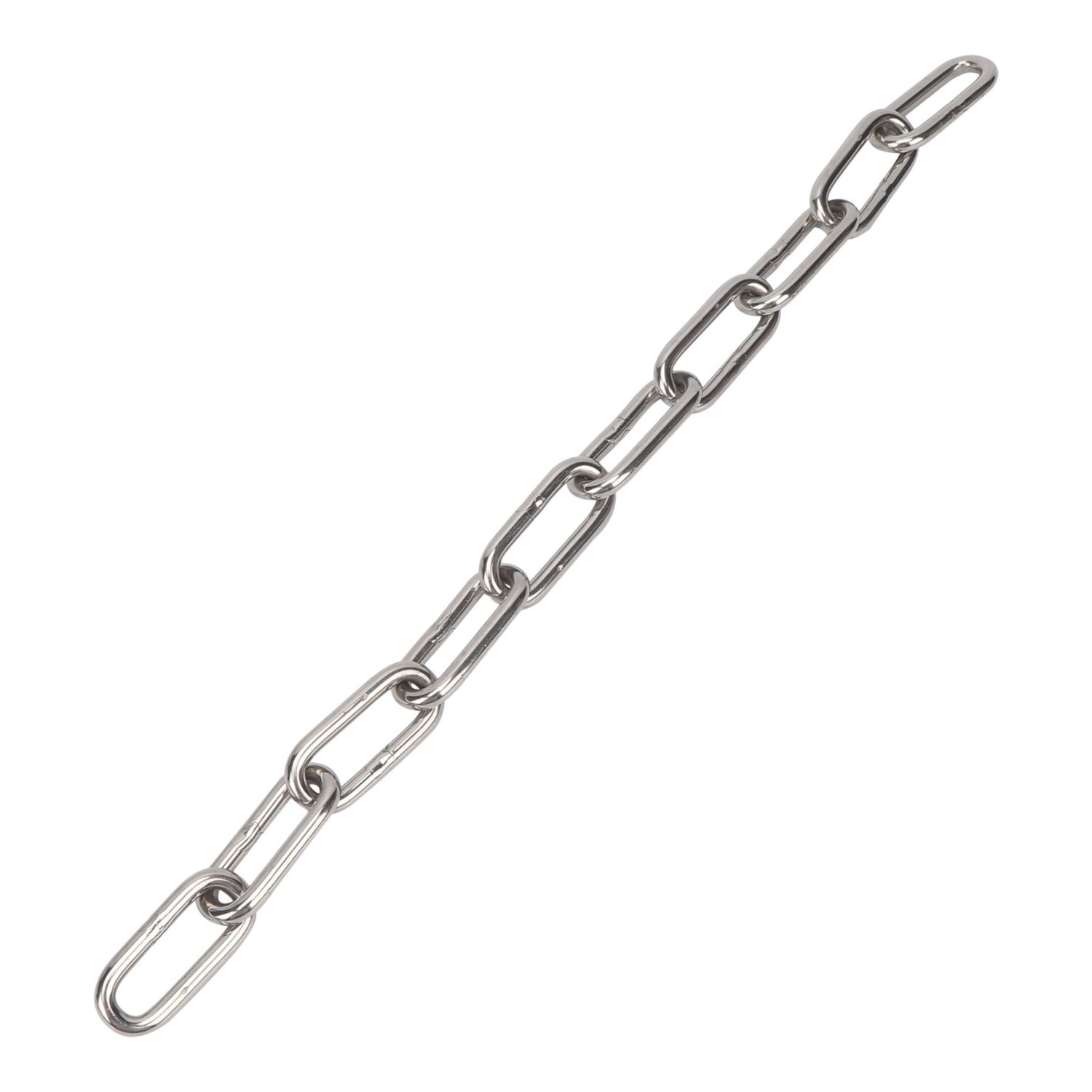Essentials Welded Polished Silver Chain 3mm x 2.5m (404YN)