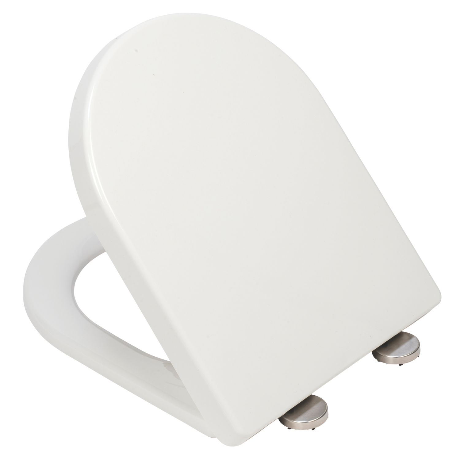 Croydex Telese Soft-Close with Quick-Release Toilet Seat Polypropylene White (405KK)