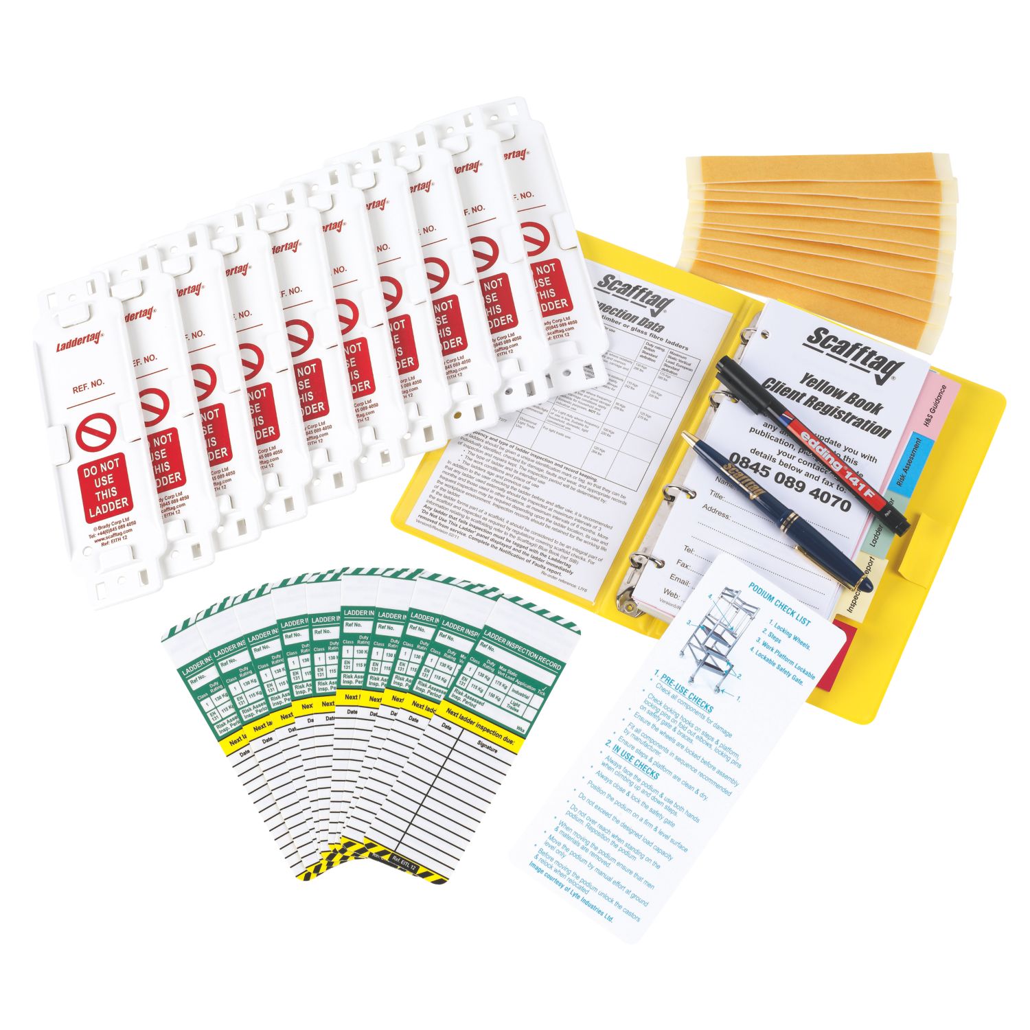 Scafftag Laddertag Complete Tagging Kit (4067H)
