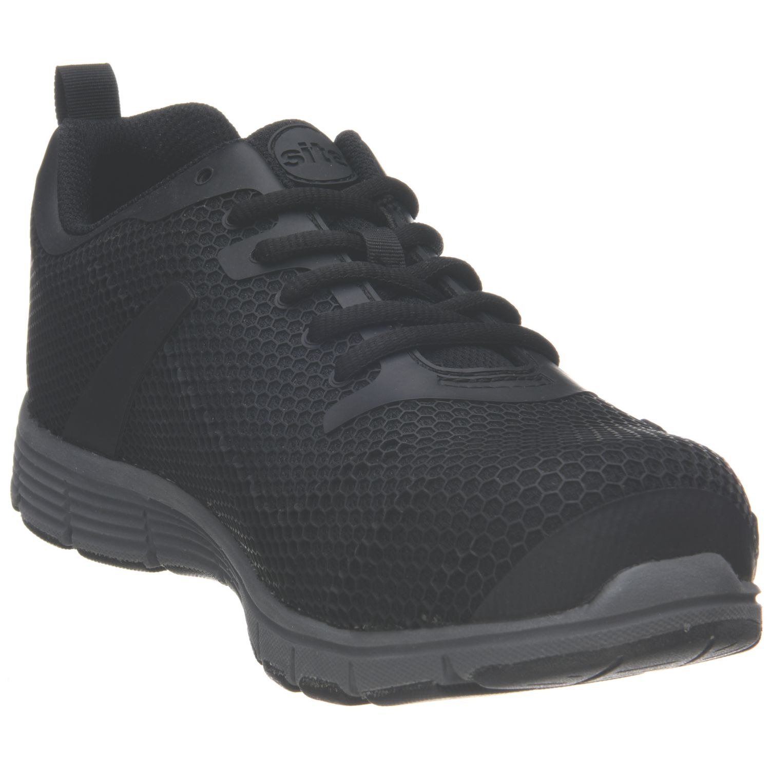 Site Donard Size 10 Black Water-Resistant Steel Toe Cap Safety Trainers (406FH)