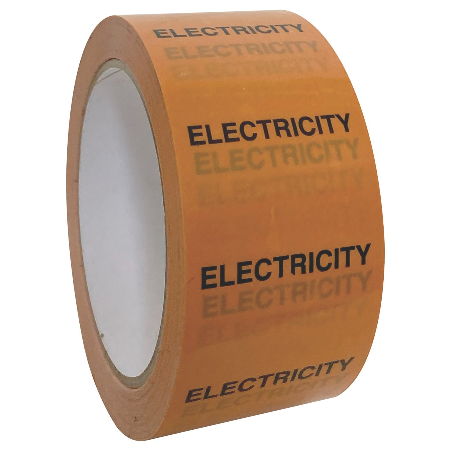 Essentials Electricity Pipe Marking Tape Orange 33m x 50mm (406YU)