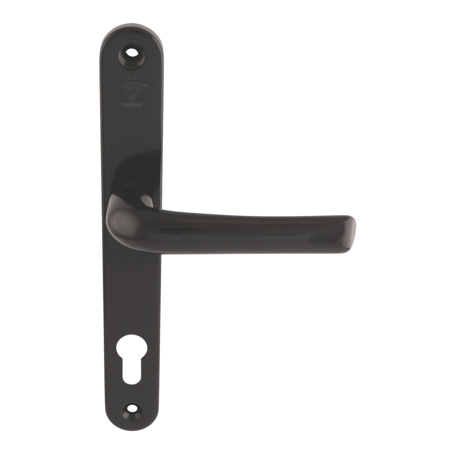 Smith & Locke Door Handles Pair Matt Black (406YX)