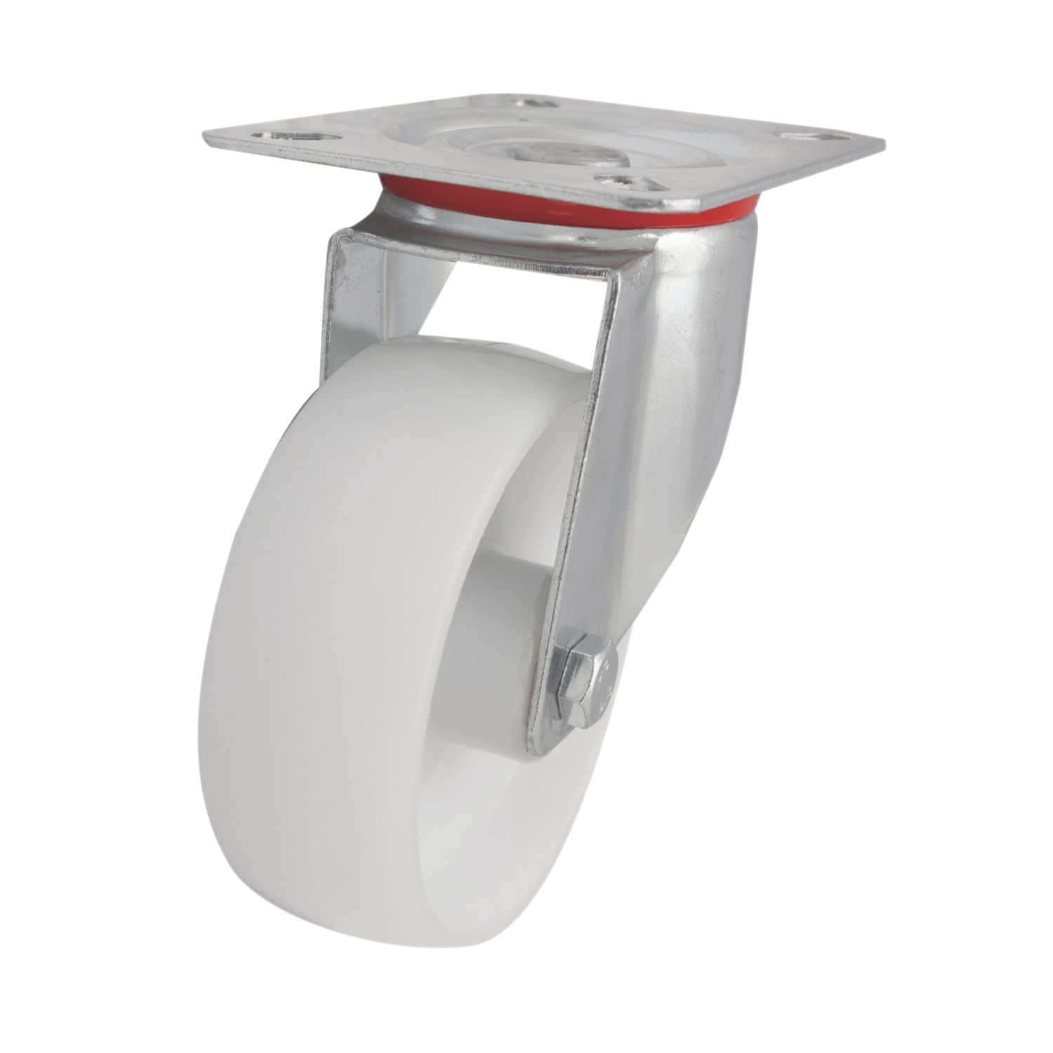 Essentials Swivel Castor 100mm White (407KH)