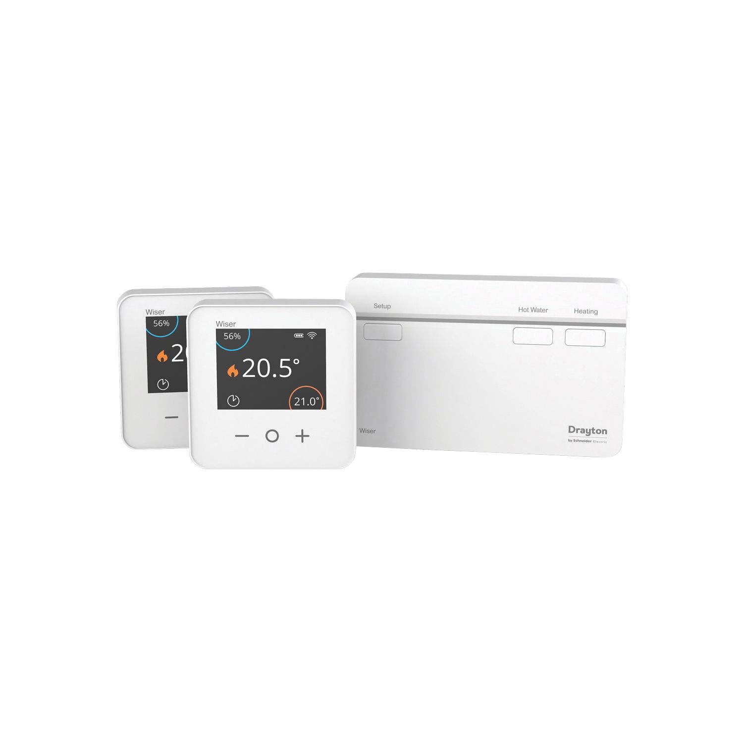 Drayton Wiser Wireless Heating & Hot Water 3-Channel Thermostat Control Kit White (4081V)