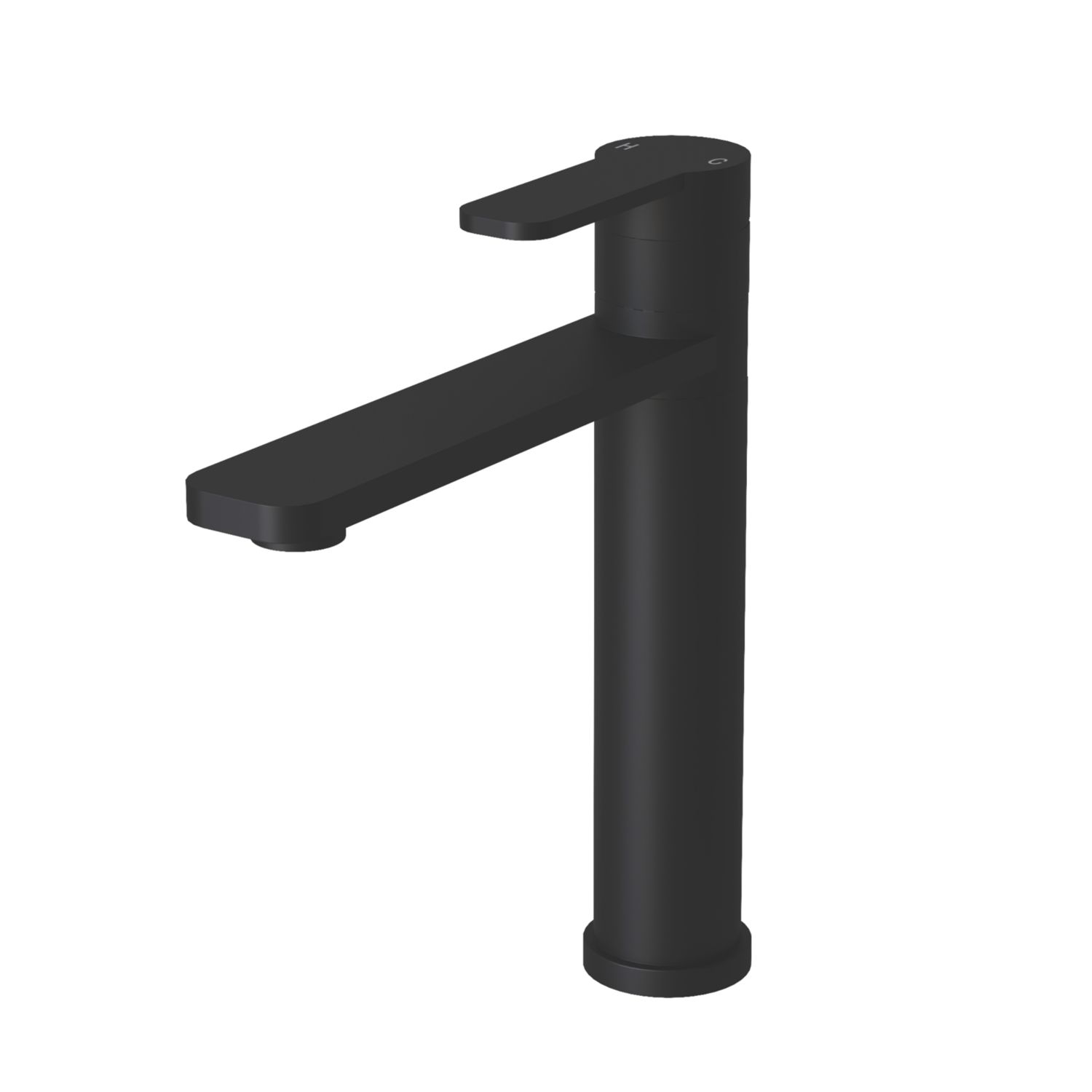 ETAL Servan Single Lever Kitchen Mixer Tap Matt Black (408FJ)