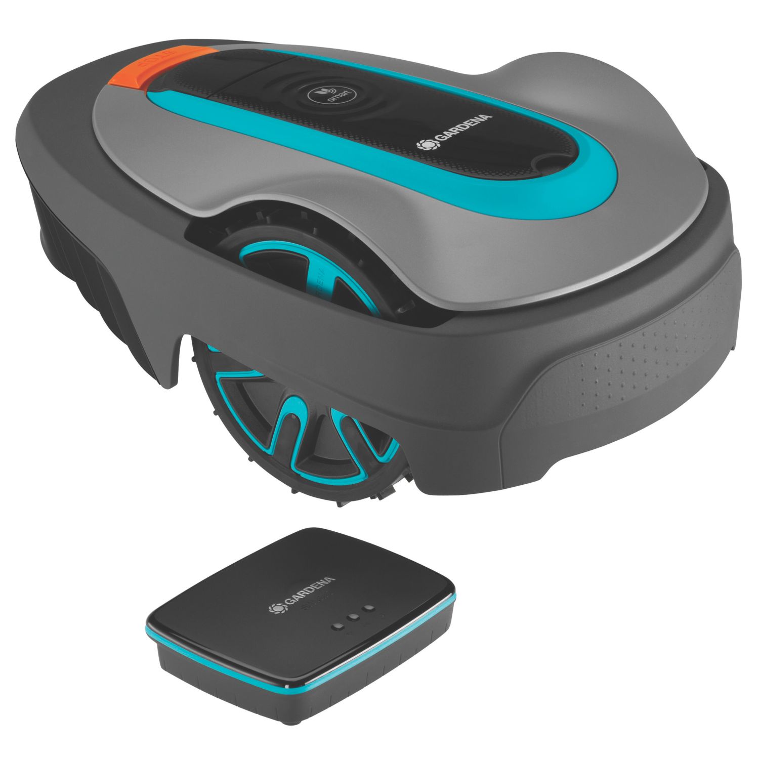 Gardena 18V 2.0Ah Li-Ion Wireless Charging Brushless Cordless 16cm Sileno City 500m² Robotic Mower (410CG)