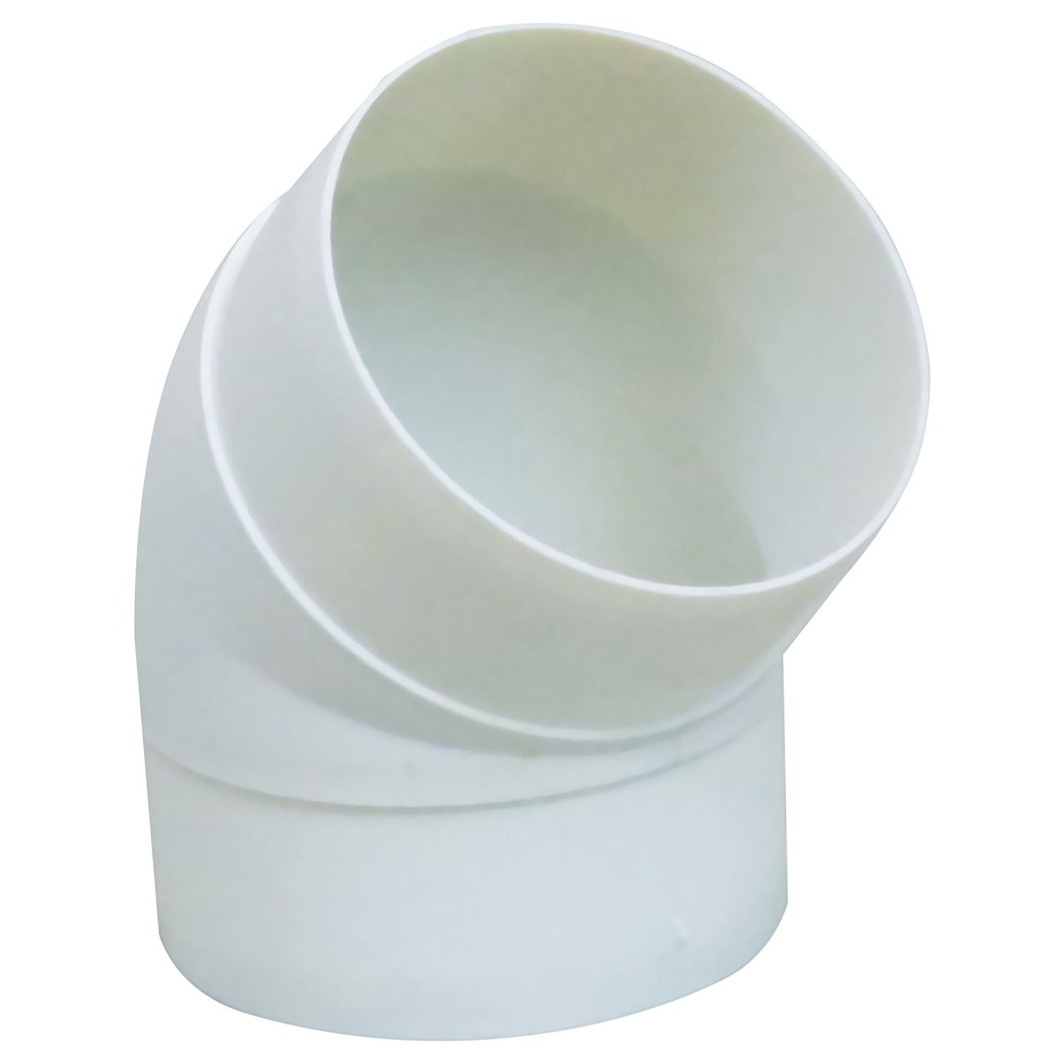 Manrose 45° Bend White 100mm (410GY)