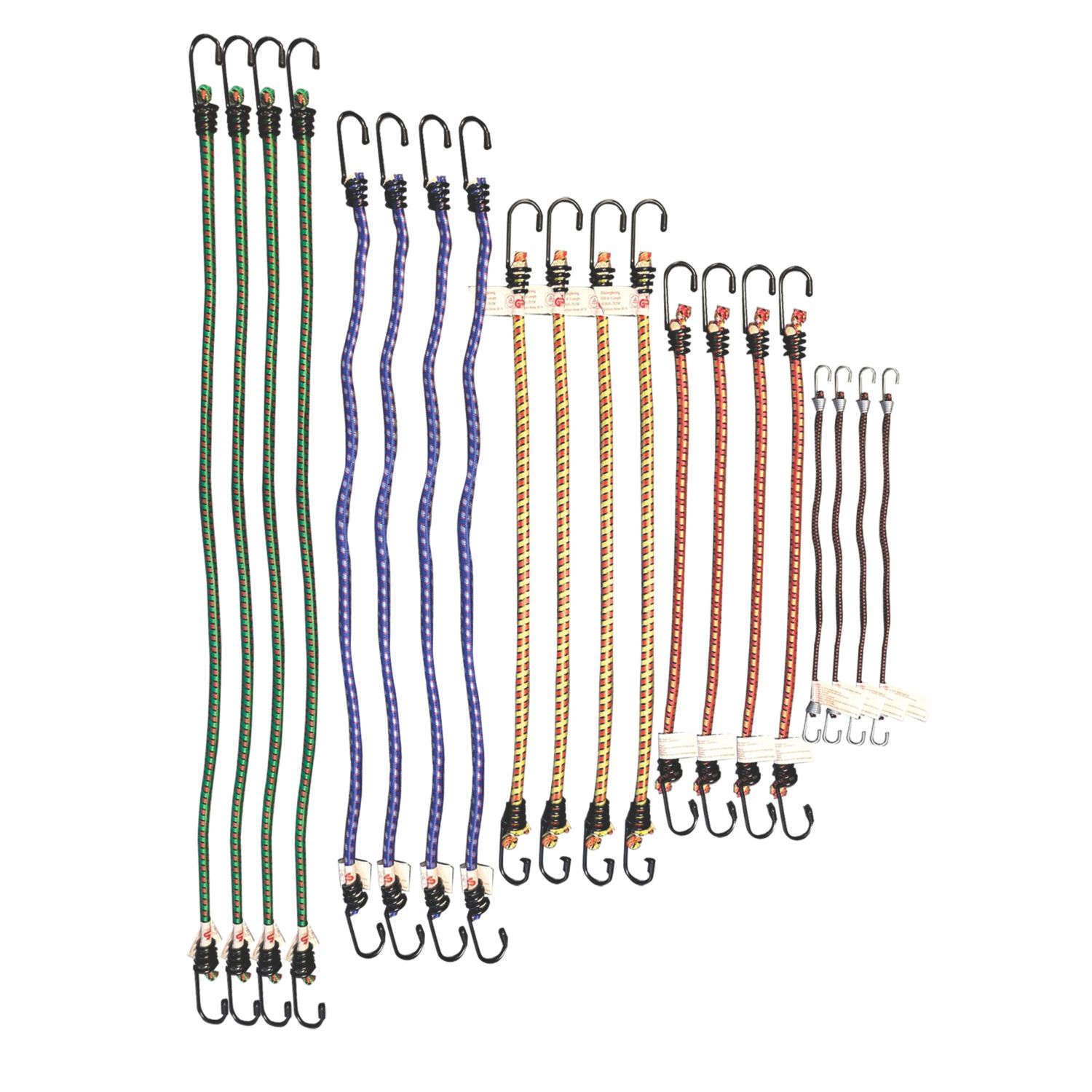 Pearl Consumables Assorted Luggage Straps 20 Pieces (410YY)