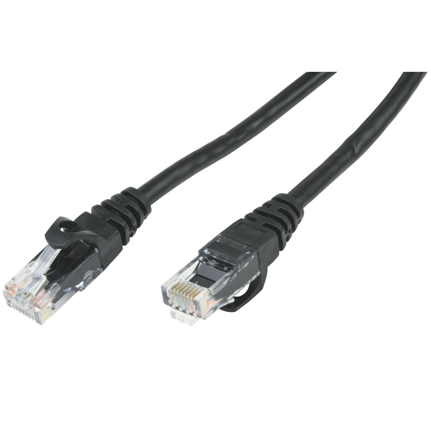 Philex Black Unshielded RJ45 Cat 6 Ethernet Cables 0.5m 10 Pack (41107)