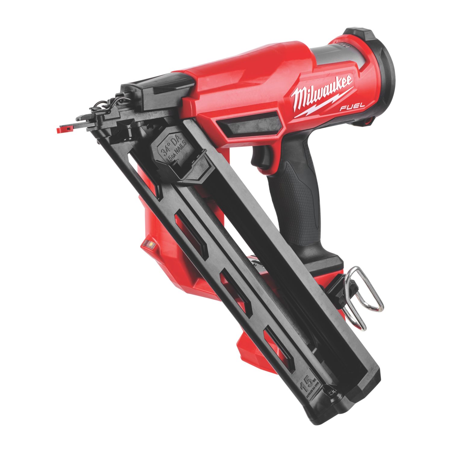 Milwaukee M18FN15GA-0X 1.8mm 18V Li-Ion RedLithium Brushless First Fix Cordless Nail Gun - Bare (411XH)