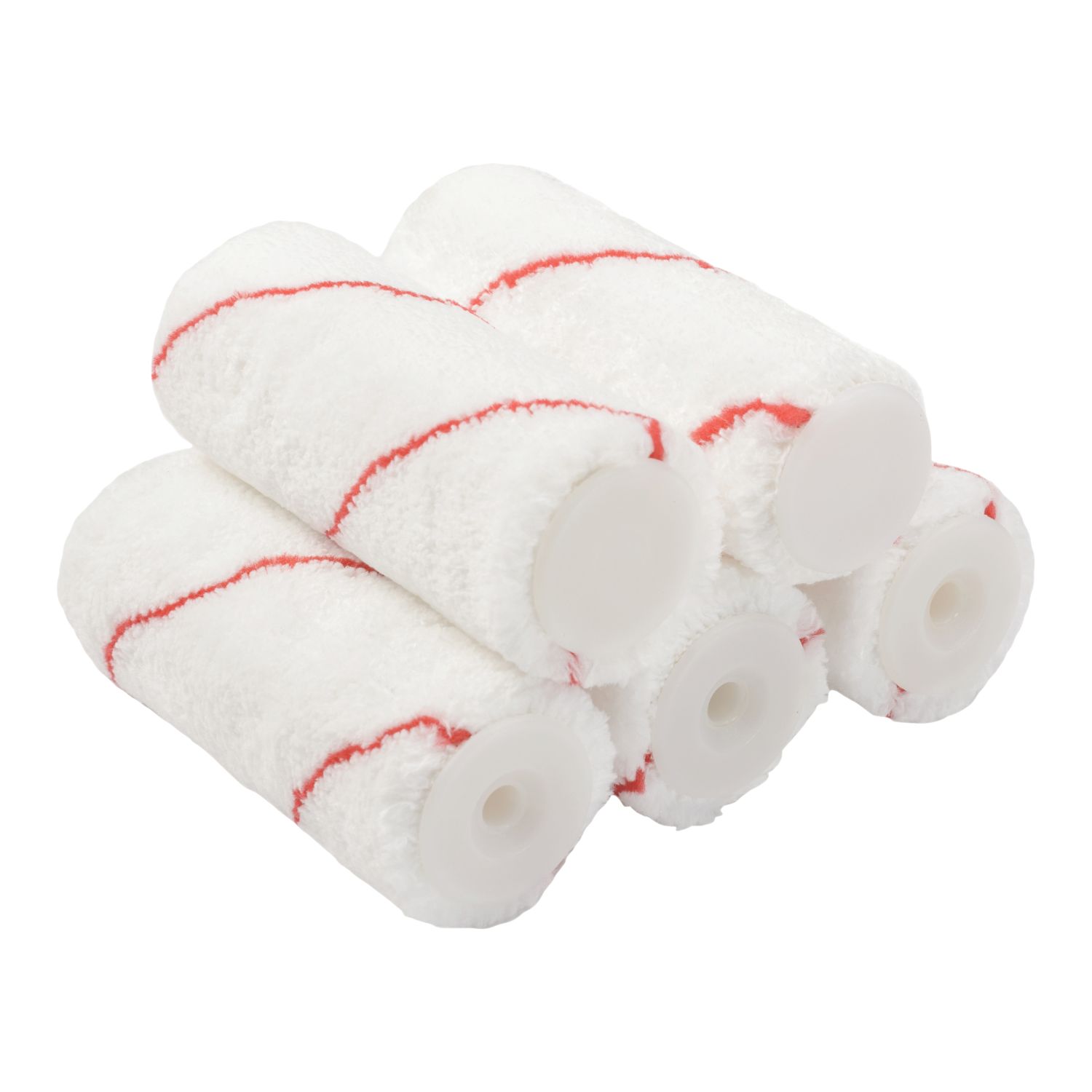 Fortress Trade Short Pile Roller Sleeves Gloss 4" x 38mm 5 Pack (412FM)