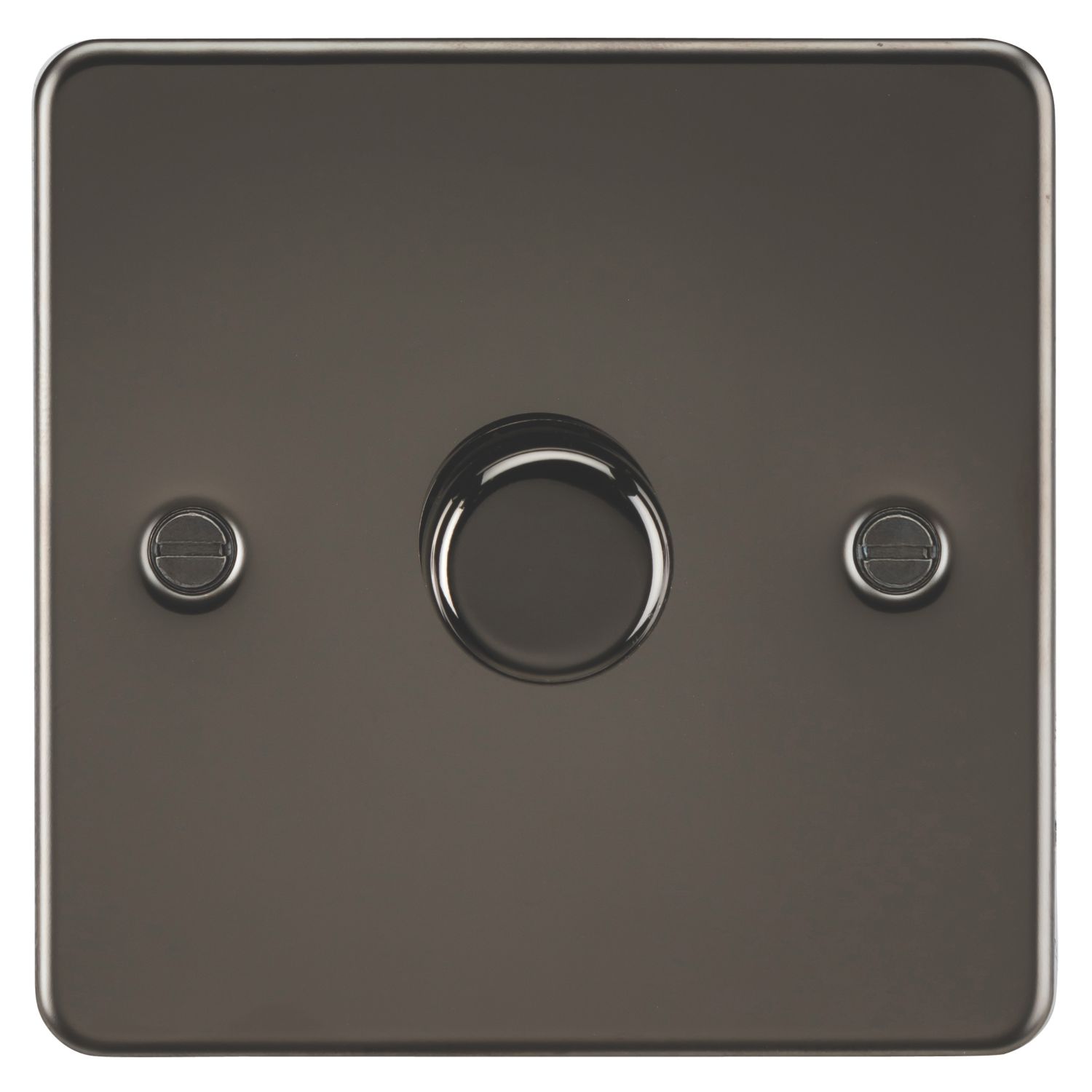 Knightsbridge 1-Gang 2-Way LED Intelligent Dimmer Switch Gunmetal (412PX)