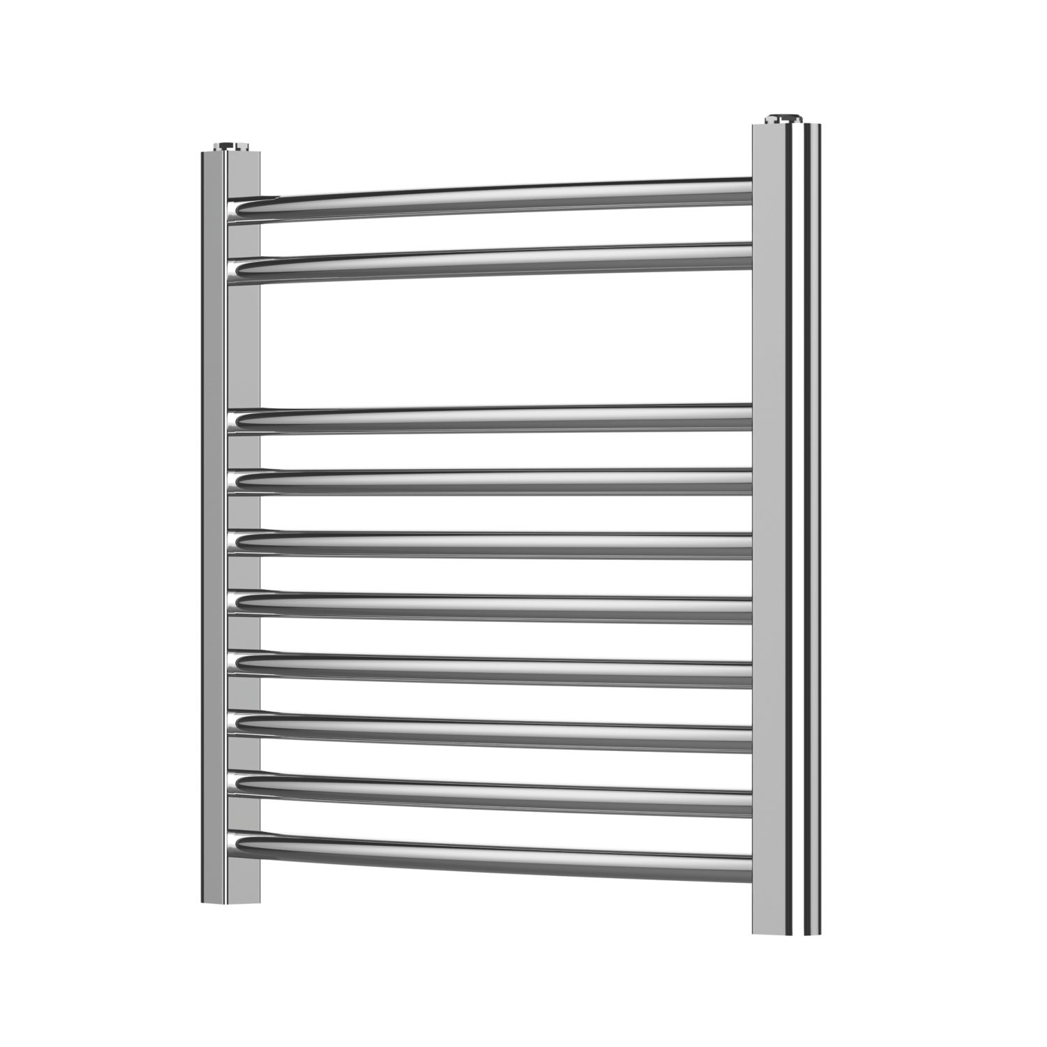 Blyss 500mm x 550mm 600BTU Chrome Curved Towel Radiator (4135V)