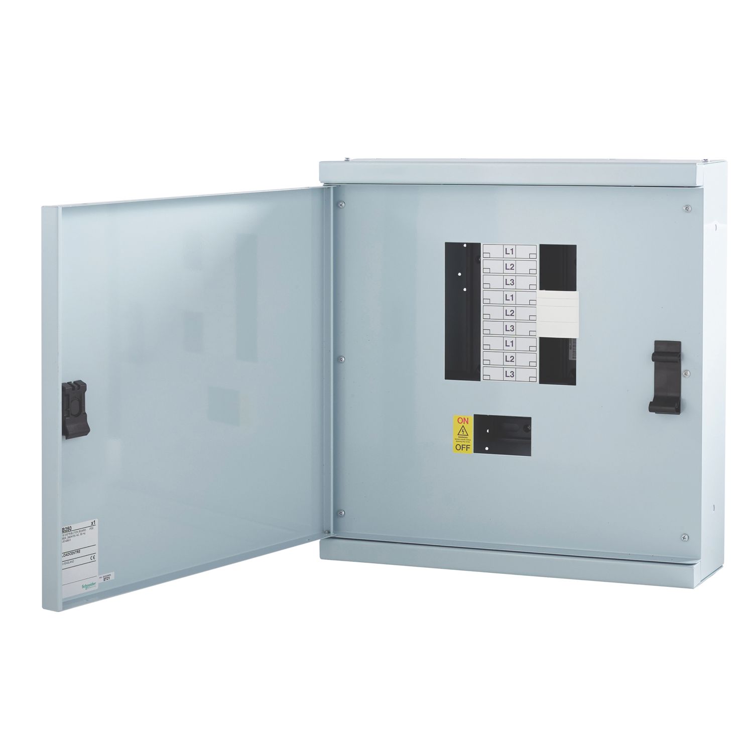 Schneider Electric KQ 6-Way Non-Metered 3-Phase Type B Loadcentre Distribution Board (413HV)