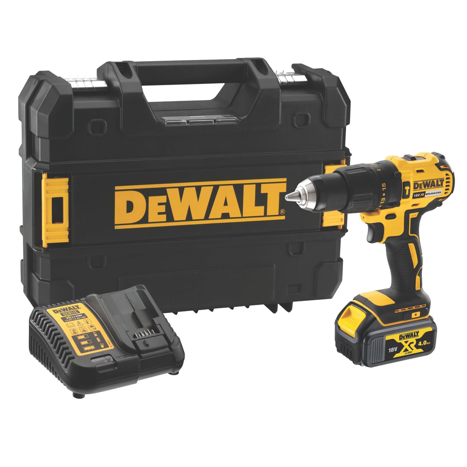DEWALT DCD778M1T-SFGB 18V 1 x 4.0Ah Li-Ion XR Brushless Cordless Combi Drill (415AH)