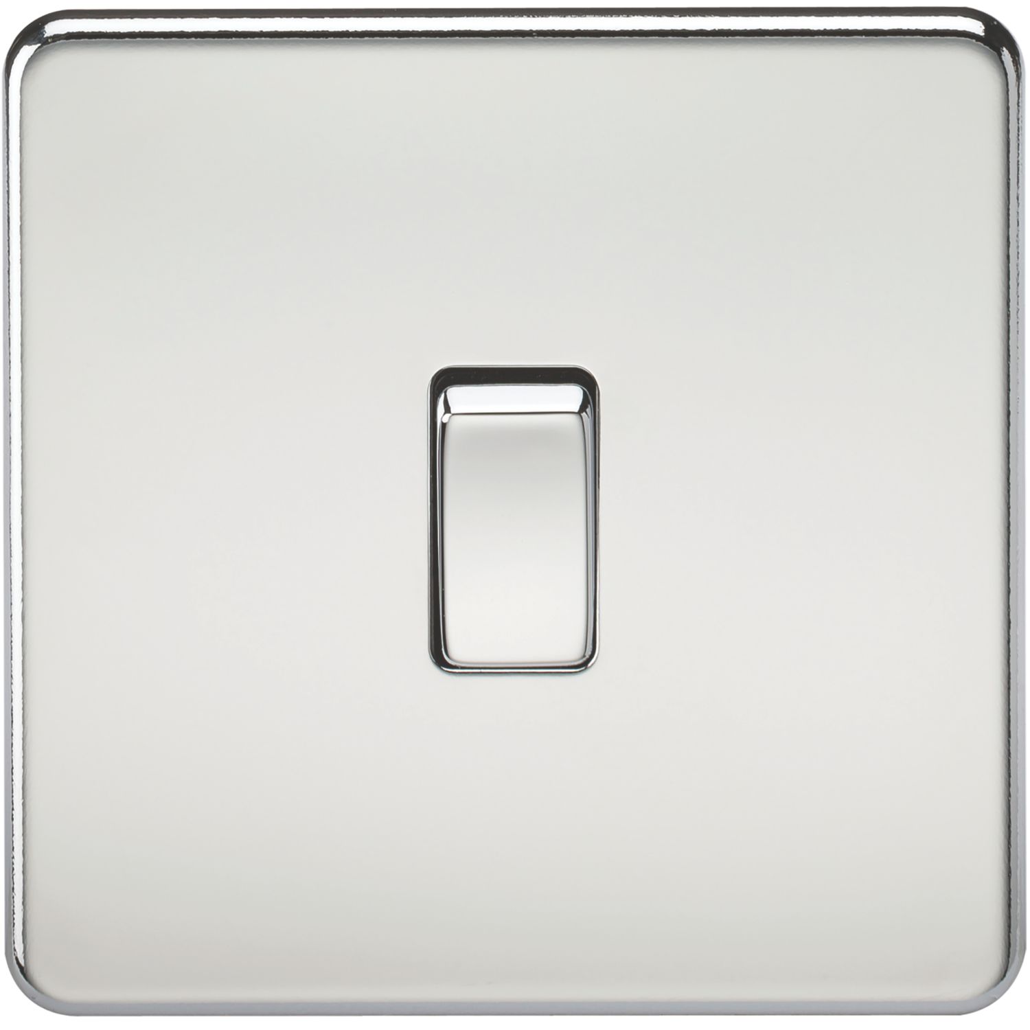 Knightsbridge 10AX 1-Gang Intermediate Switch Polished Chrome (415TX)