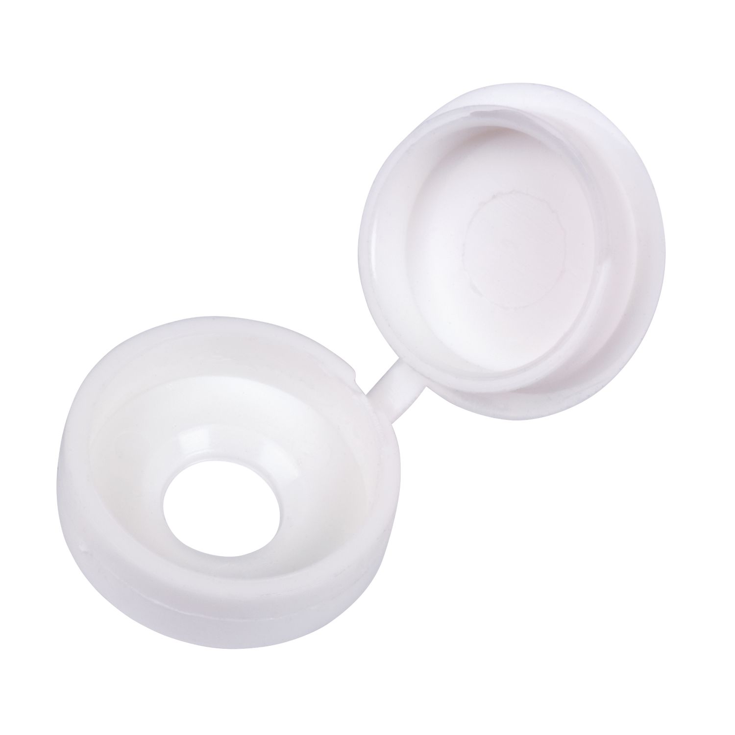 Essentials 10-12ga 100 Pack White Polypropylene Screw Caps (41706)