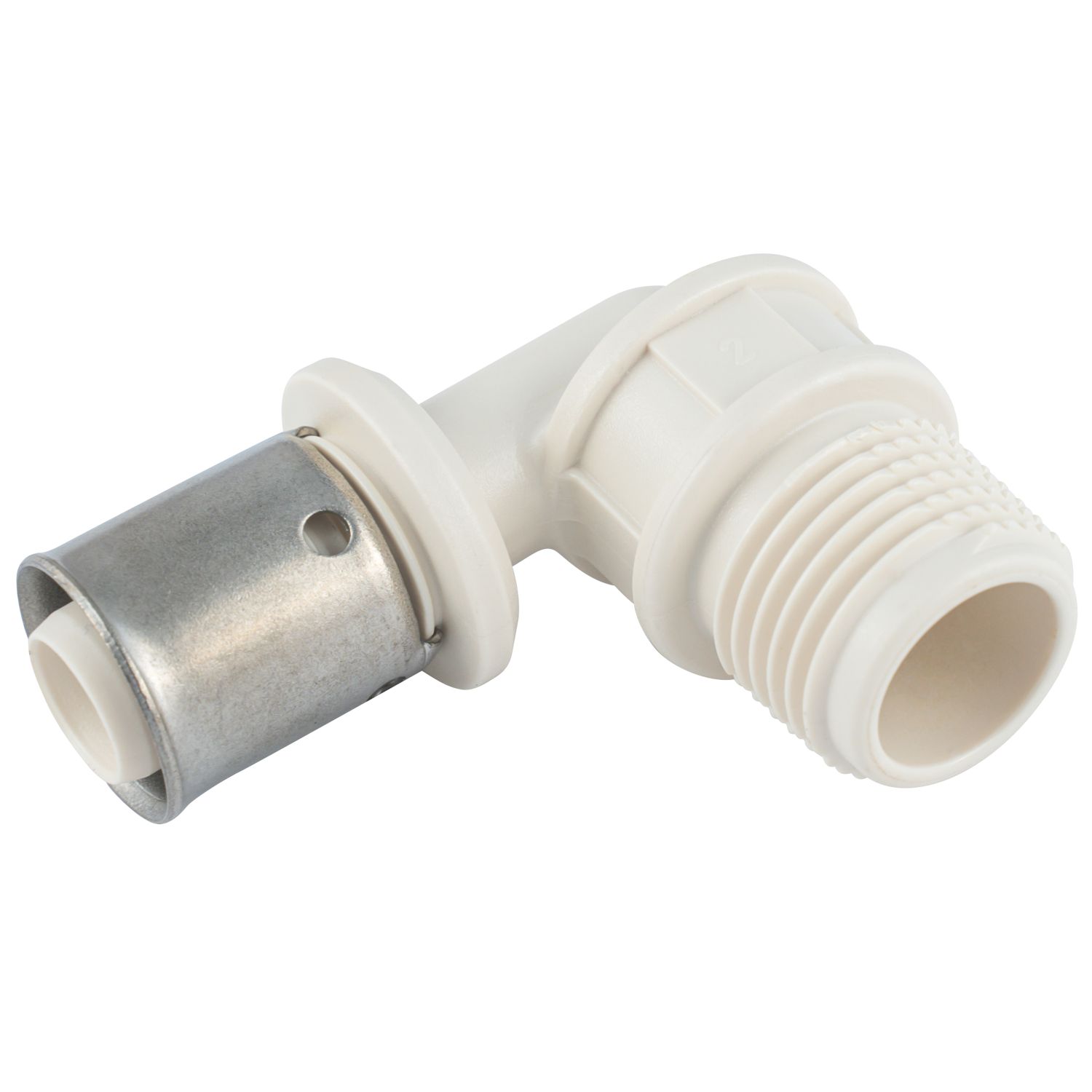 Purmo Plastic Press-Fit Adapting 90° Elbow 3/4" x 26mm (417HP)