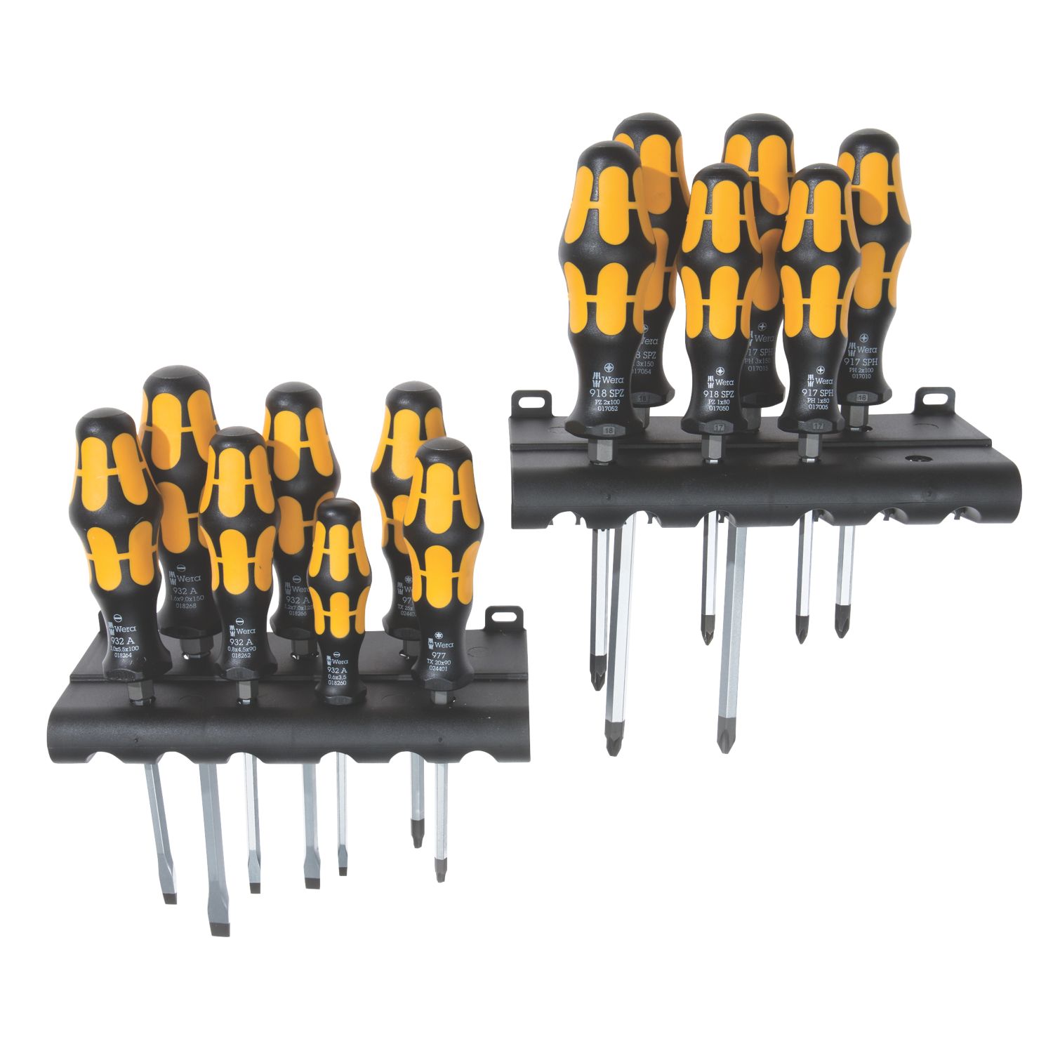 Wera Kraftform Plus Mixed Chisel Chiseldriver Set 15 Pieces (418FP)