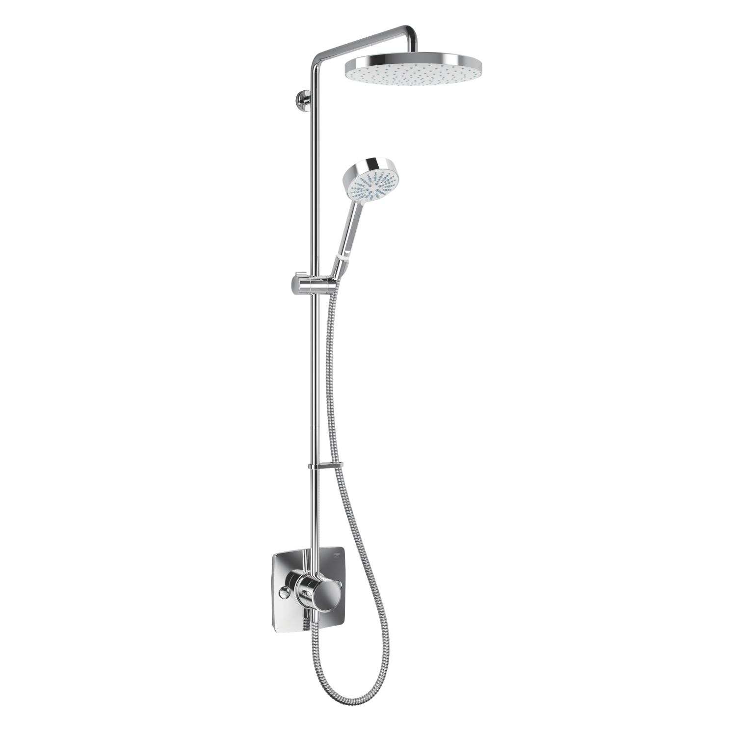 Mira Beacon Rear-Fed Exposed Chrome Thermostatic Mixer Shower (418KJ)