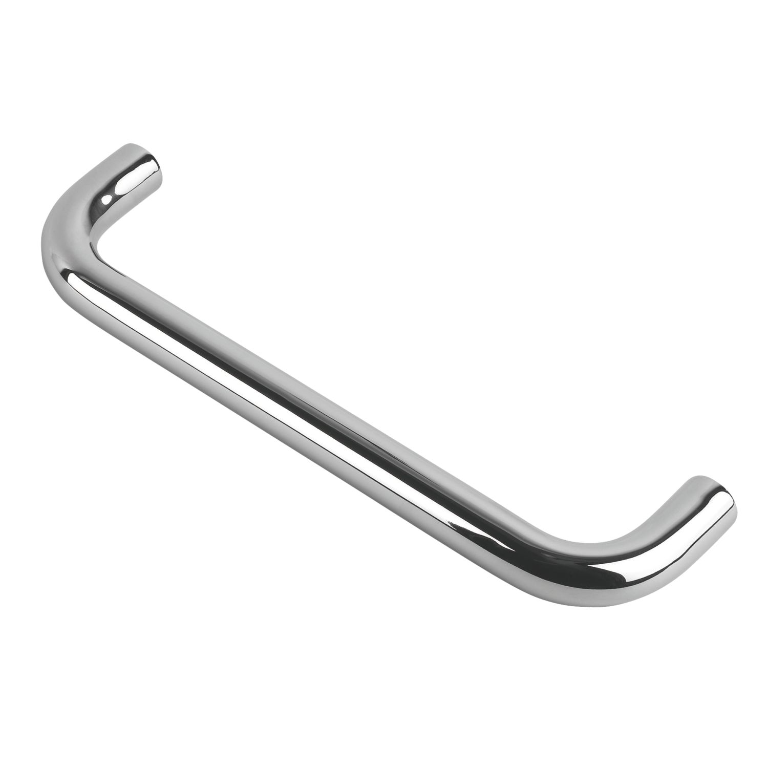 Eurospec Fire Rated D Pull Handle Satin Stainless Steel 19mm x 244mm (4202J)