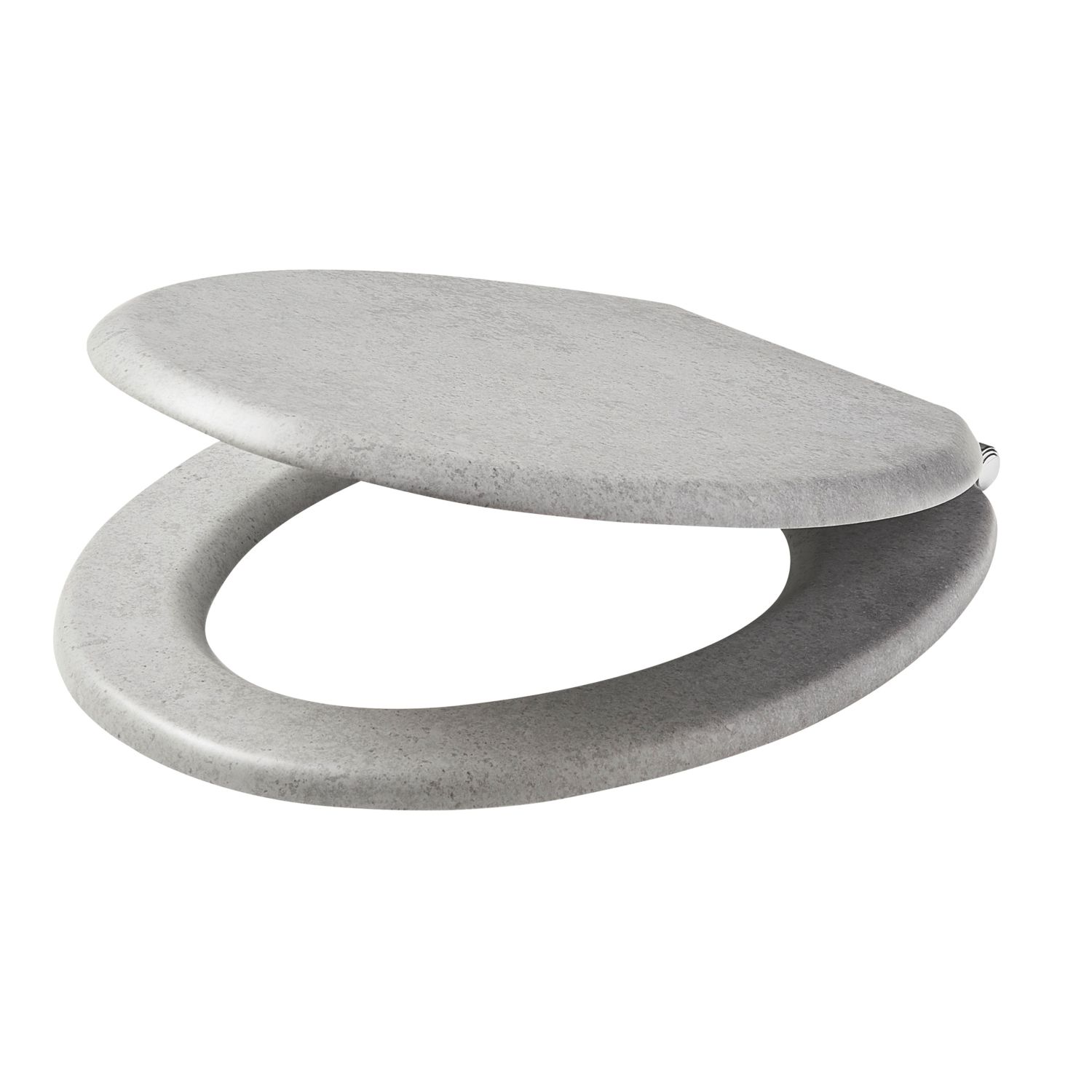 Pilica Soft-Close Toilet Seat Moulded Wood Concrete (420RT)