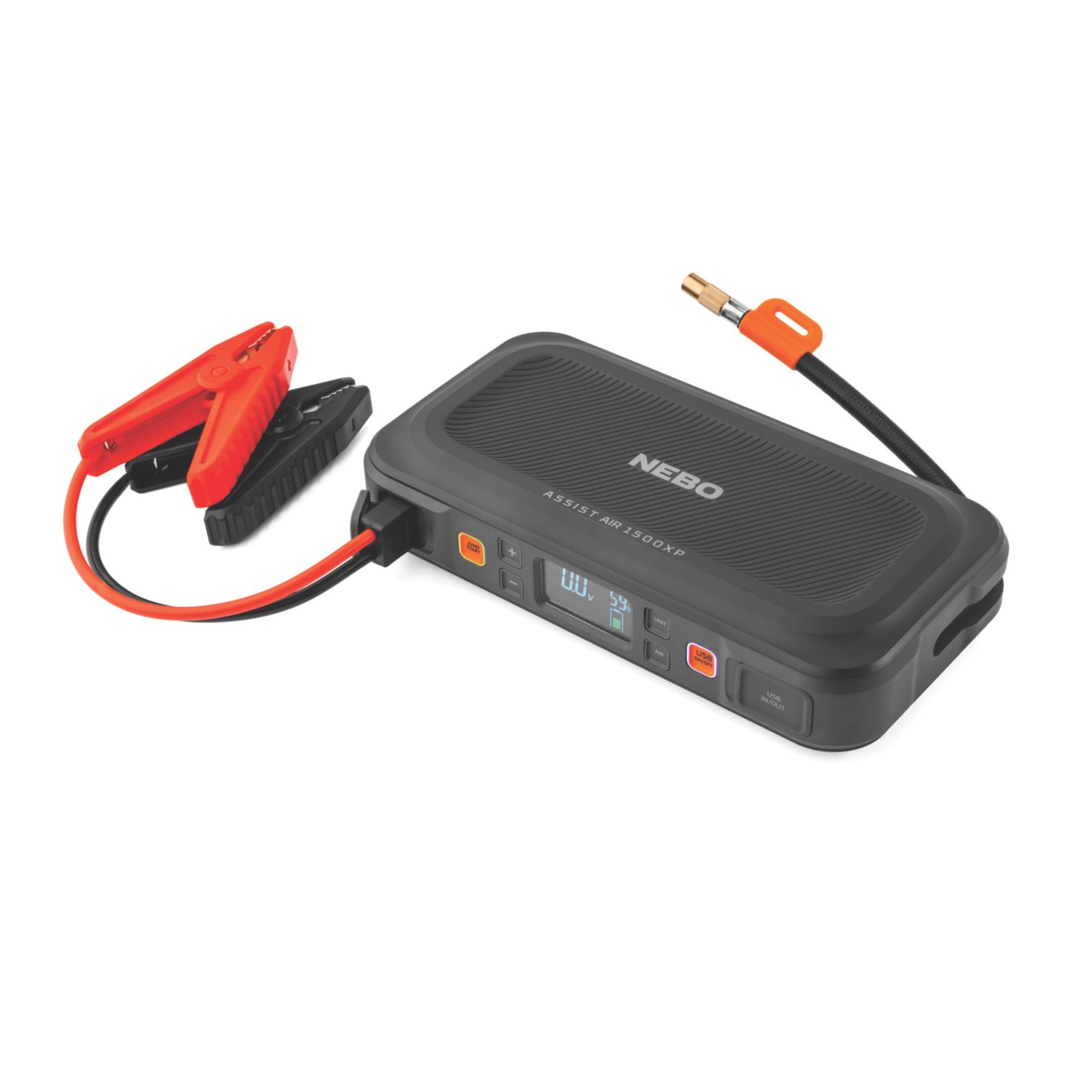 Nebo Assist Air 1500XP 1500A Li-Ion Jump Starter + Type A & C USB Charger (422CY)