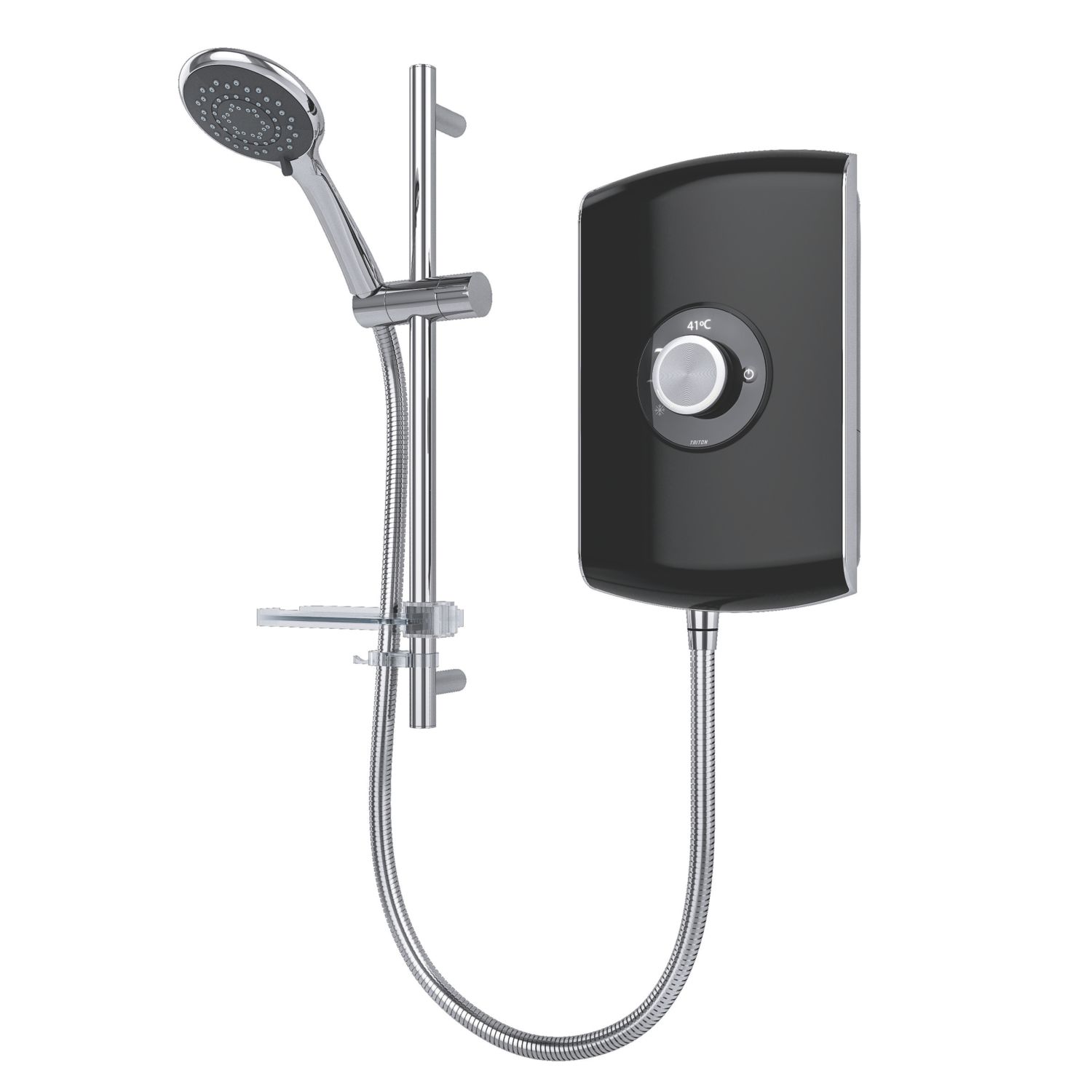 Triton Amore Gloss Black 9.5kW Electric Shower (422JF)