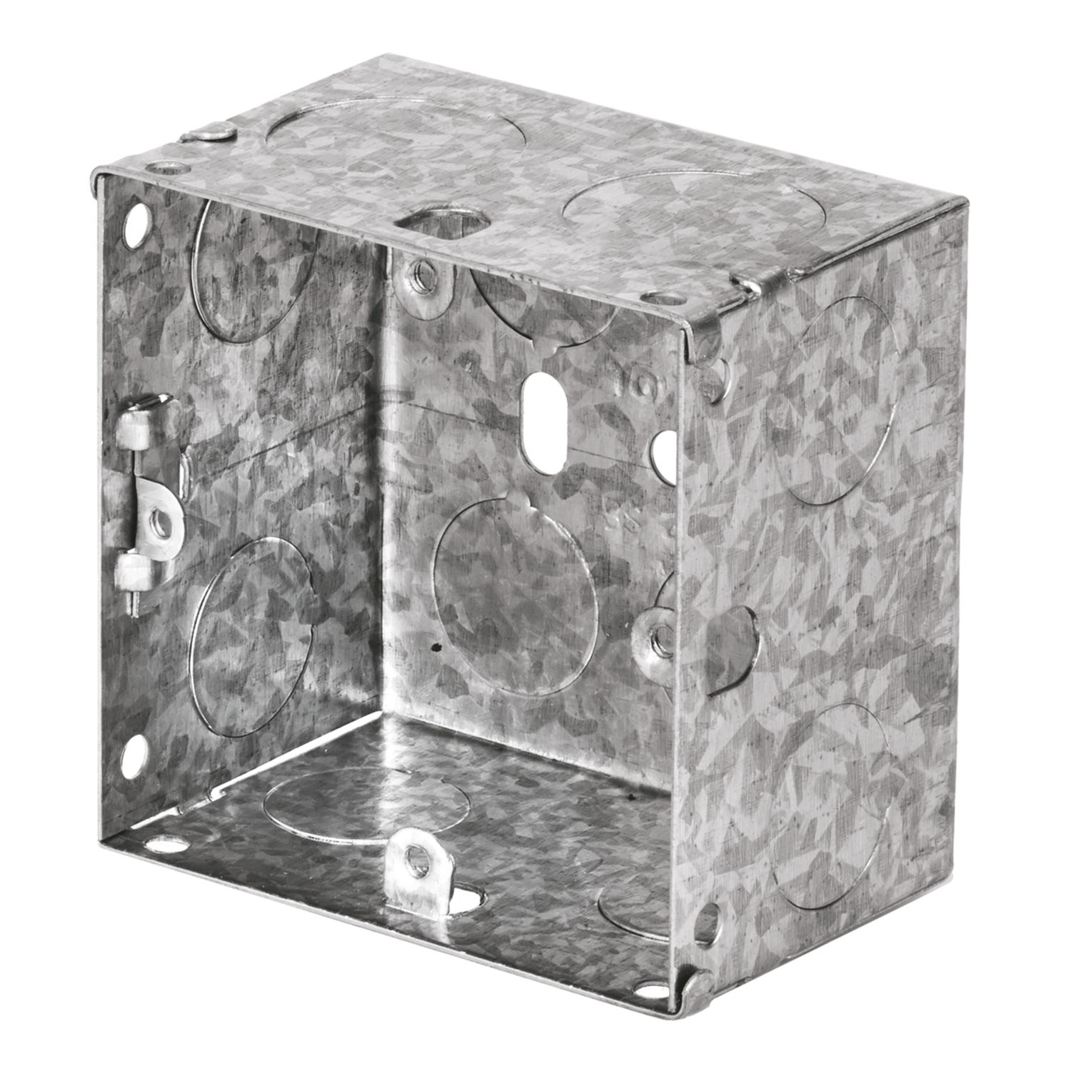 Tower 1-Gang Galvanised Steel Knockout Back Box 47mm (423AW)