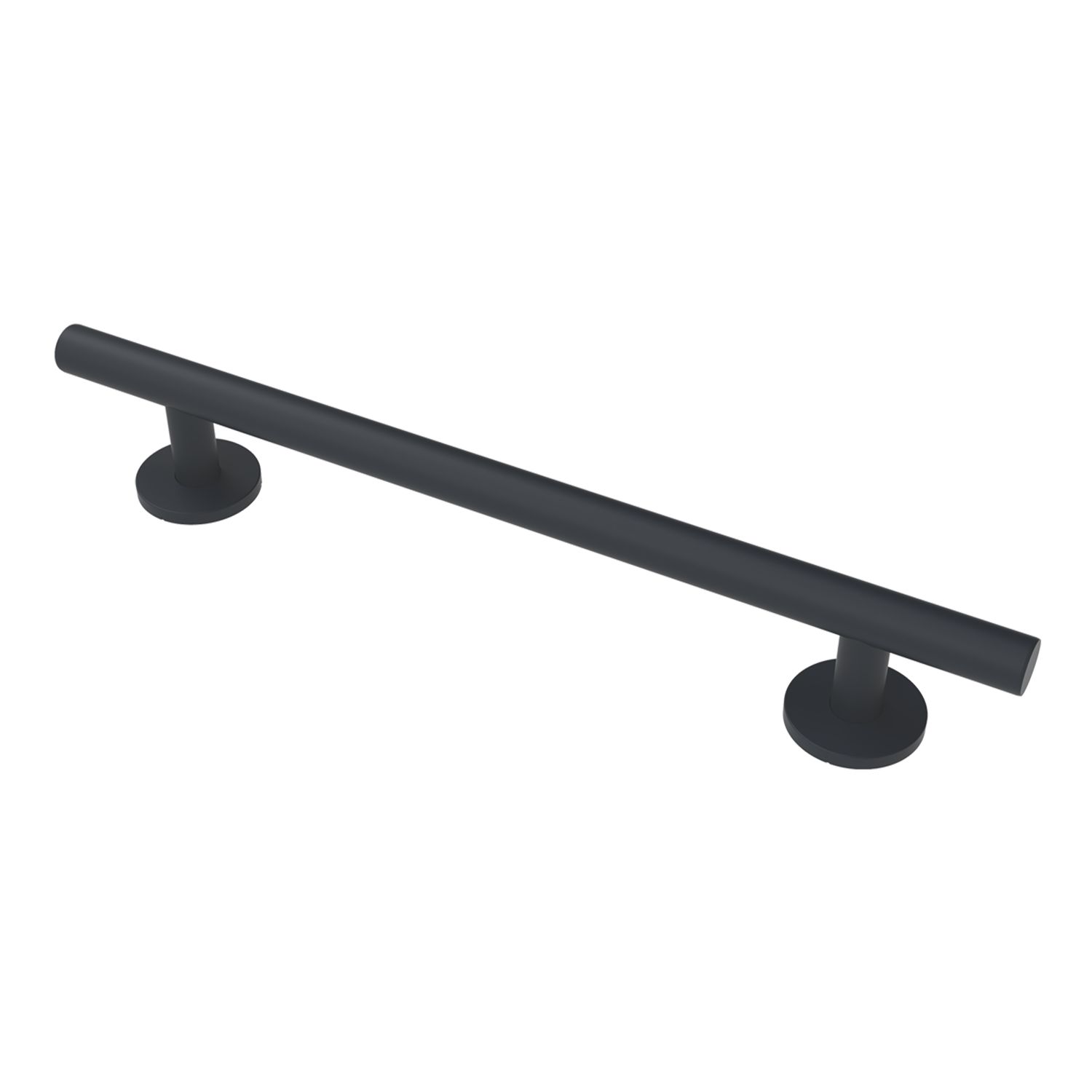 Nymas NymaSTYLE Straight Doc M Luxury Grab Rail Matt Black 620mm (423JM)