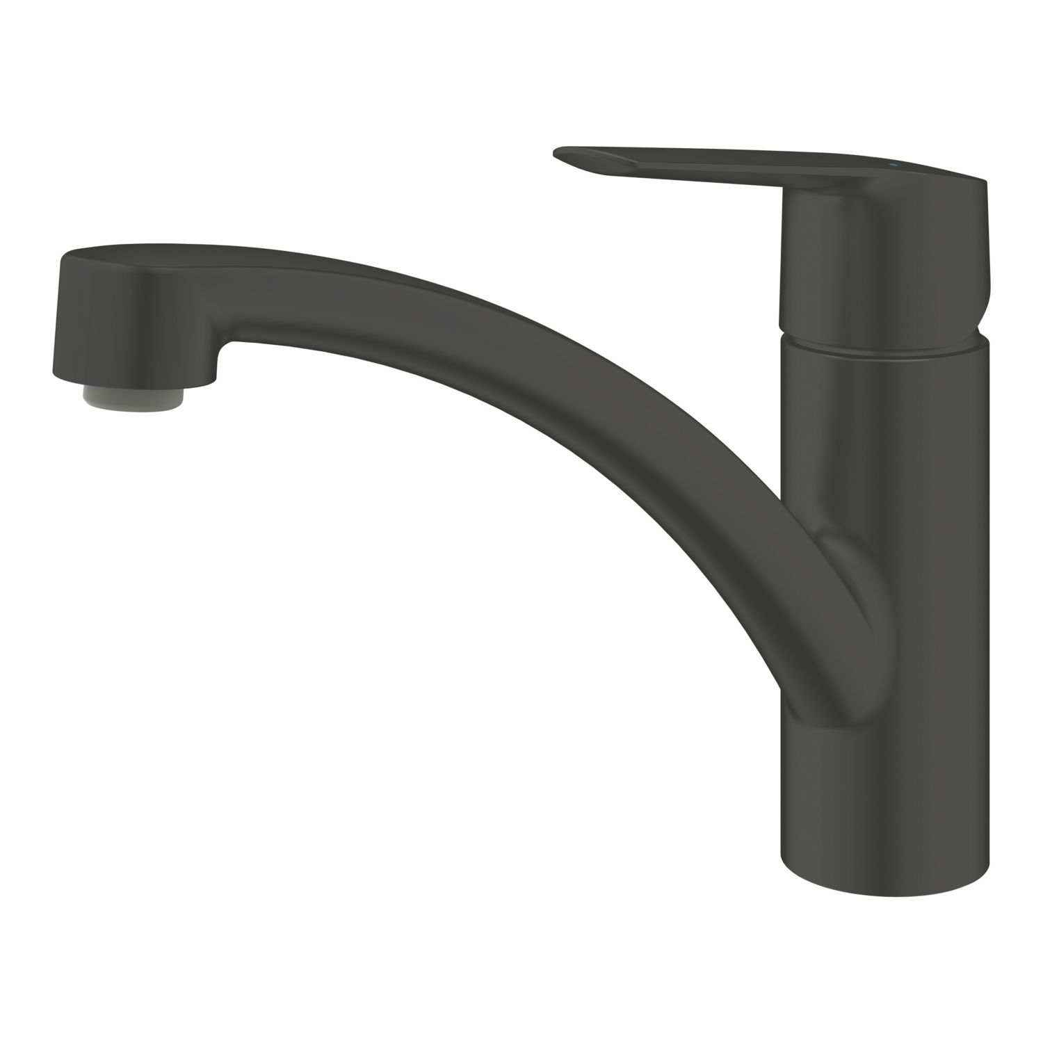 Grohe QuickFix Start Low Spout Kitchen Tap Matt Black (424KN)