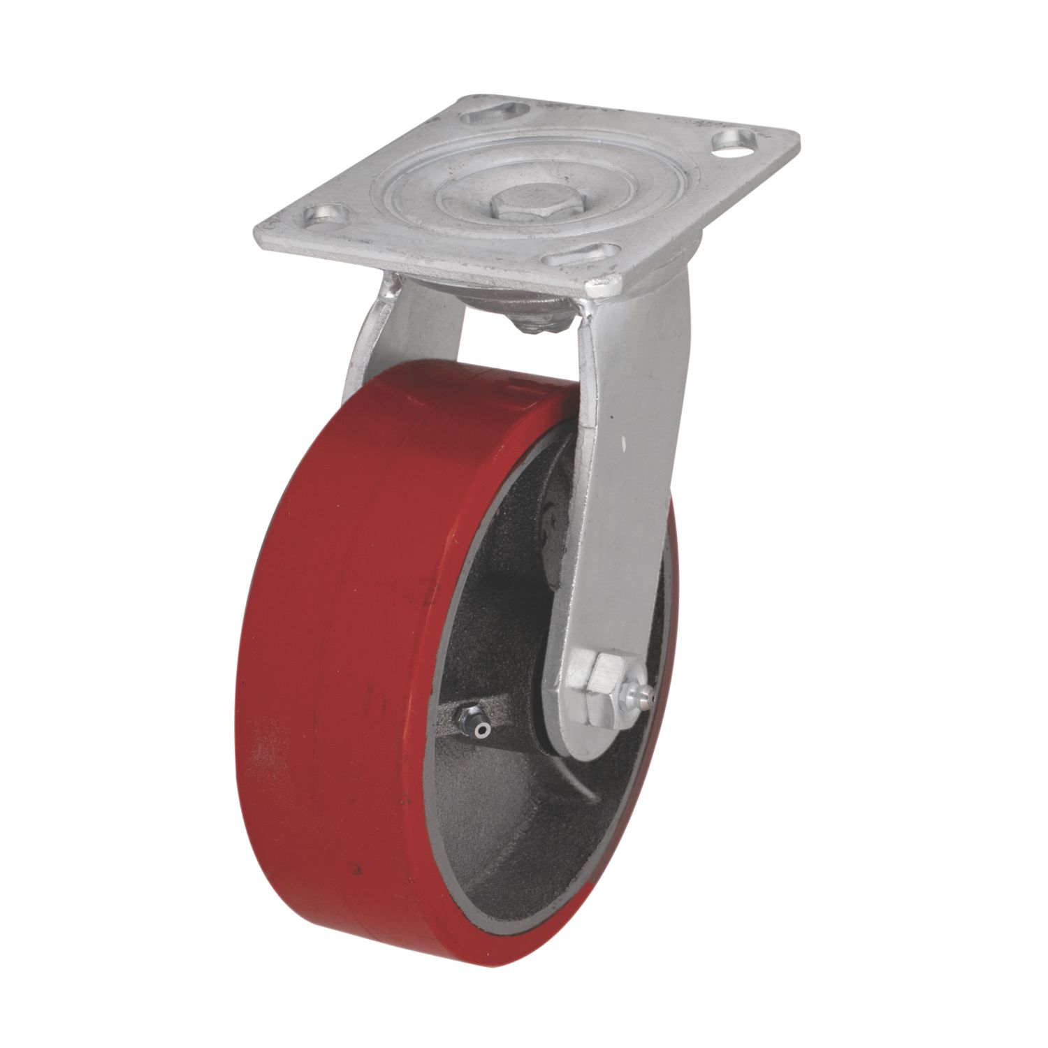 Essentials Industrial Swivel Castor 150mm Red (425KH)