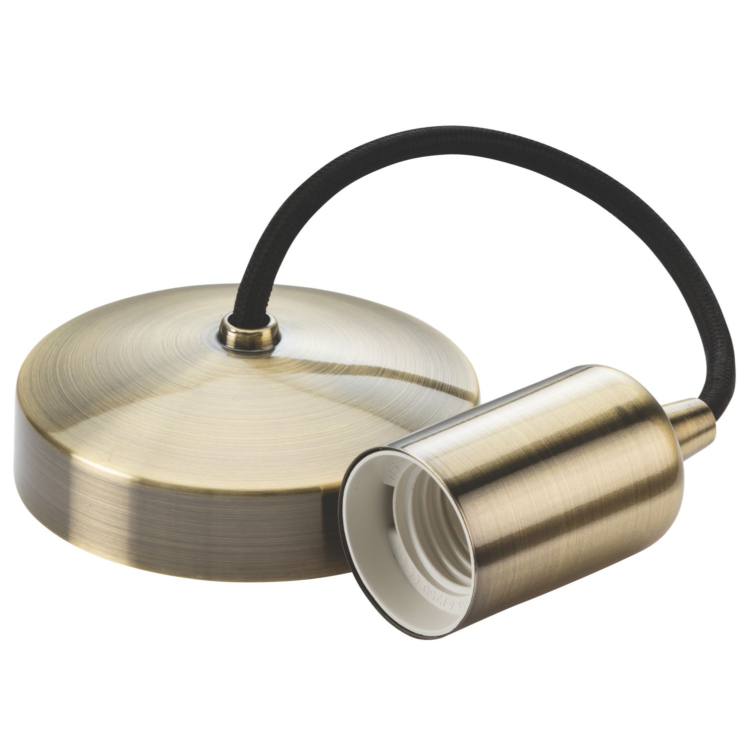 Knightsbridge Contemporary Pendant Antique Brass (425TY)