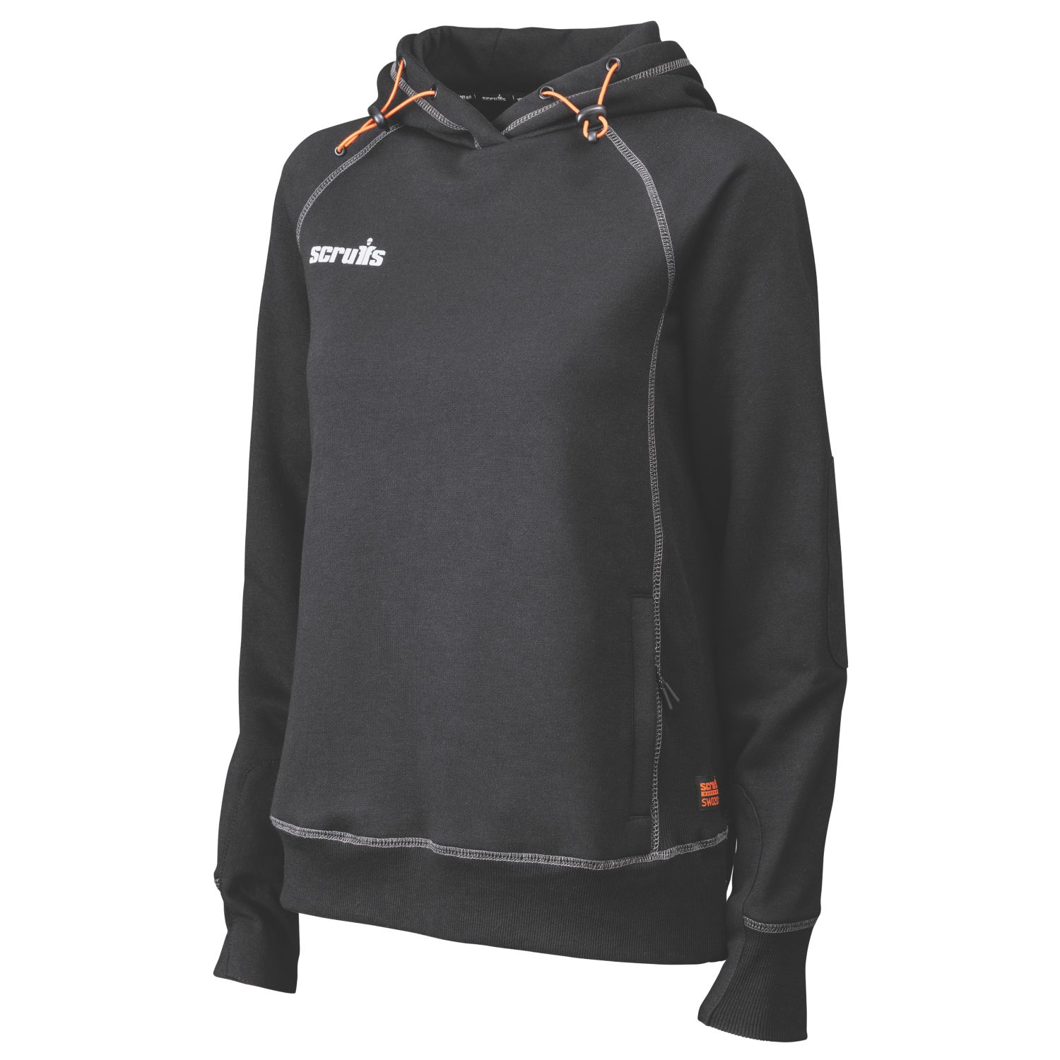 Scruffs Trade Womens Work Hoodie Black Size 12 (425VG)