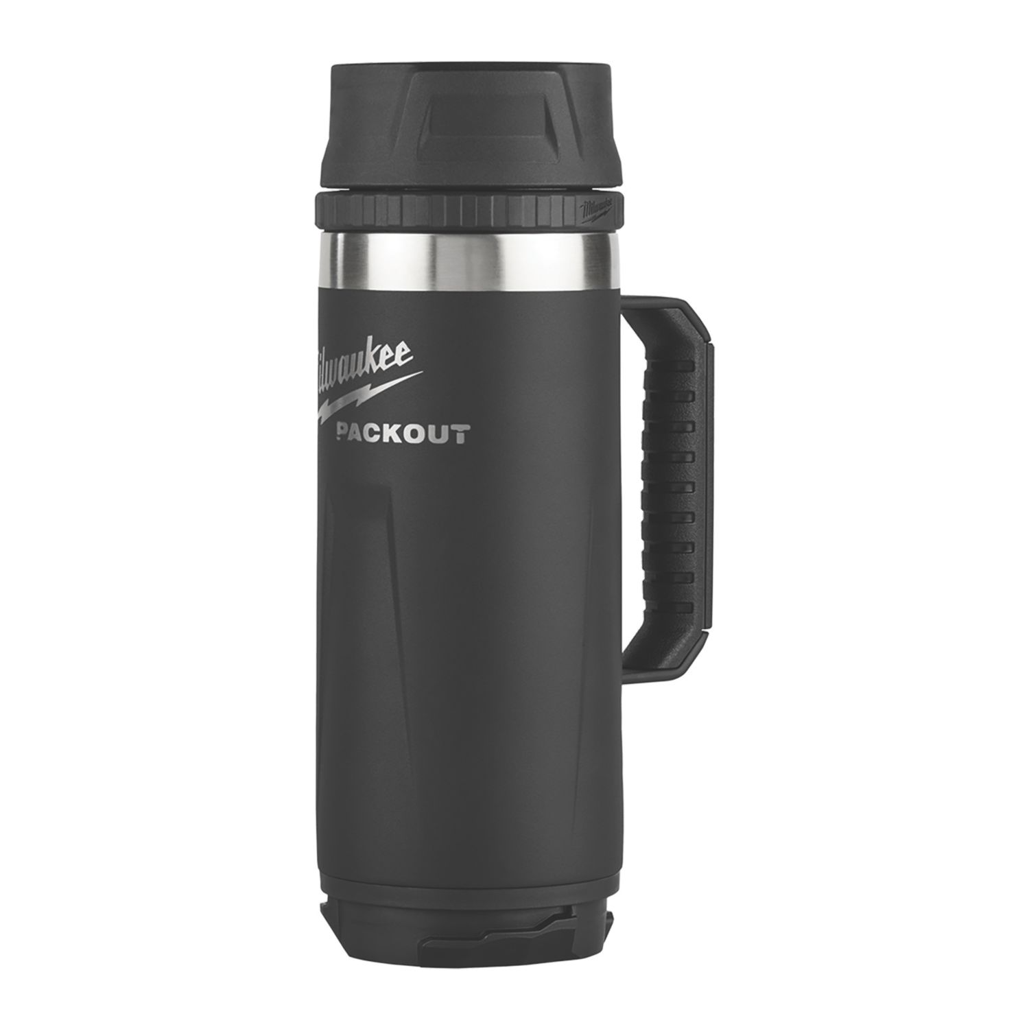 Milwaukee Packout Mug with Sip Lid 532ml Black (426CU)
