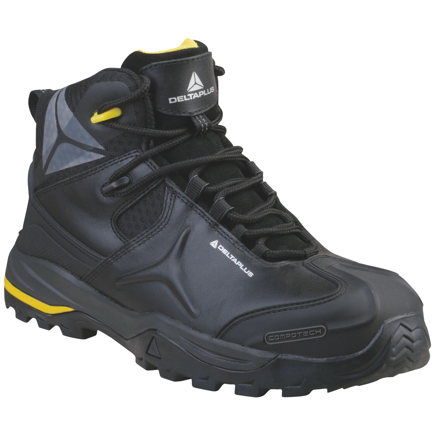 Delta Plus TW402 Size 11 Black Water-Resistant Safety Boots (428JH)
