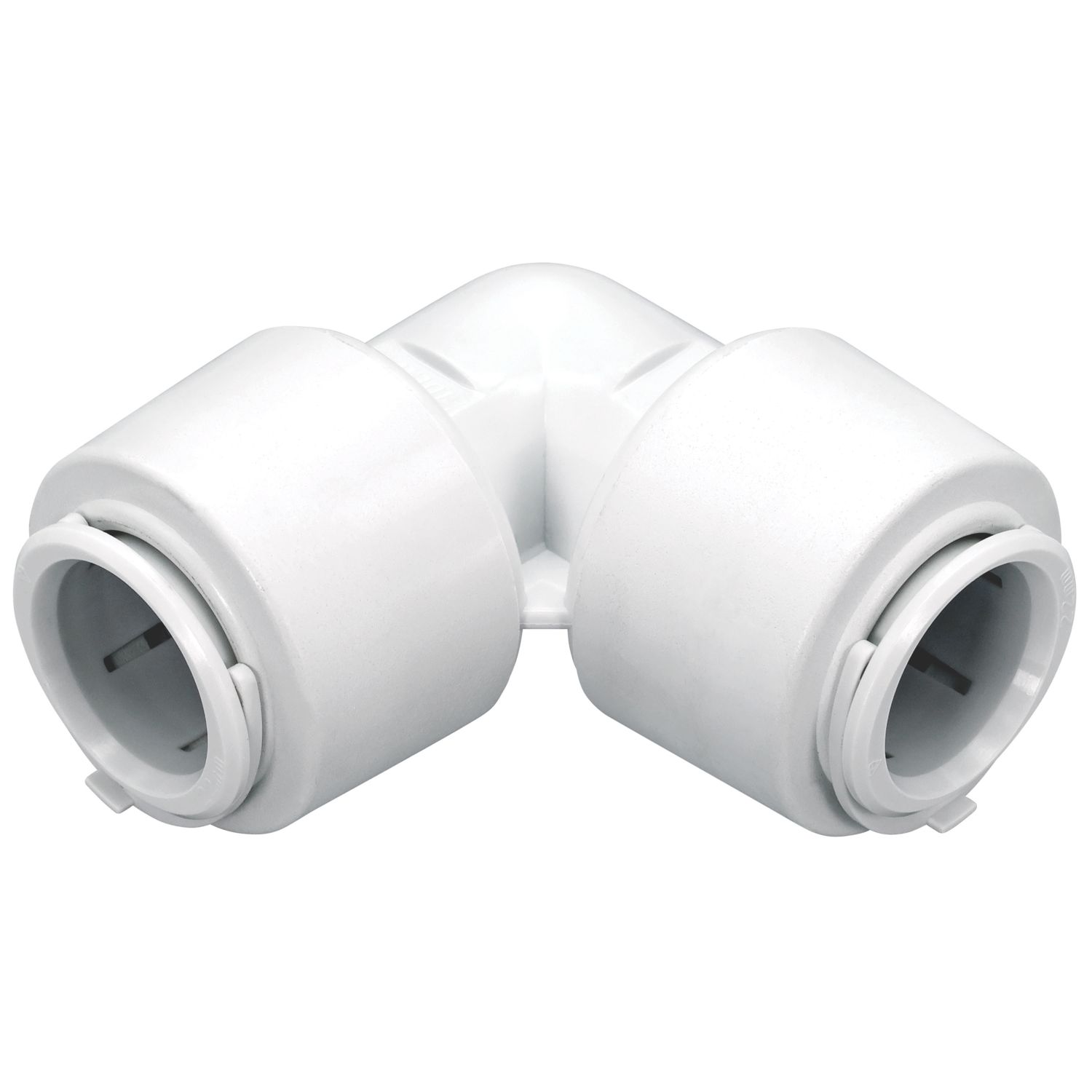 FloPlast FloFit+ Plastic Push-Fit Equal 90° Elbow 15mm (428RF)